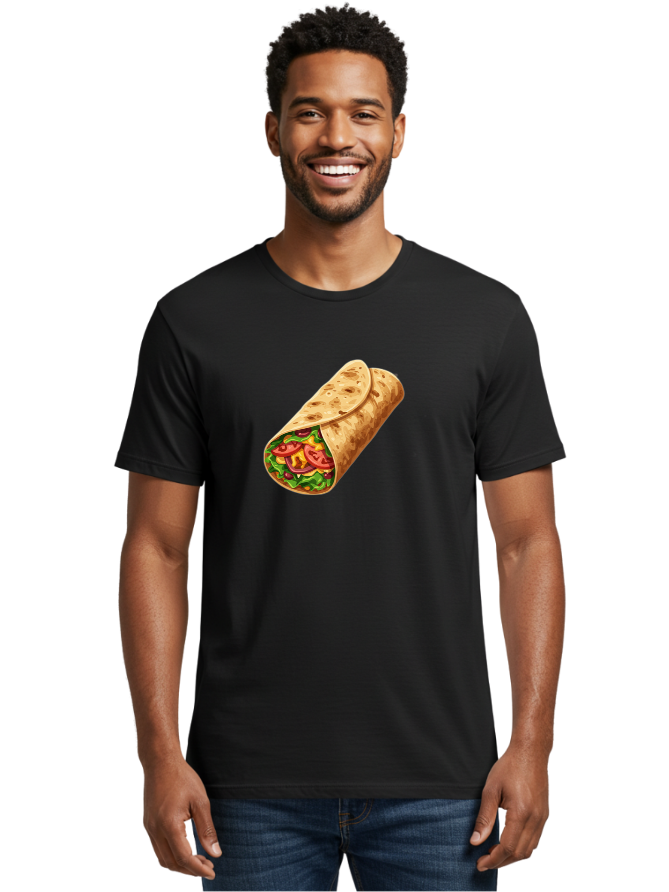 Burrito Men'S Graphic Tee, 100% Cotton, Comfortable Casual Summer Wear, Machine Washable, Vintage Camera, Old Camera, Antique Camera, Black Camera, Classic Photography, Photography Equipment, Nostalgic Device, Film Camera, Camera Art Bao159
