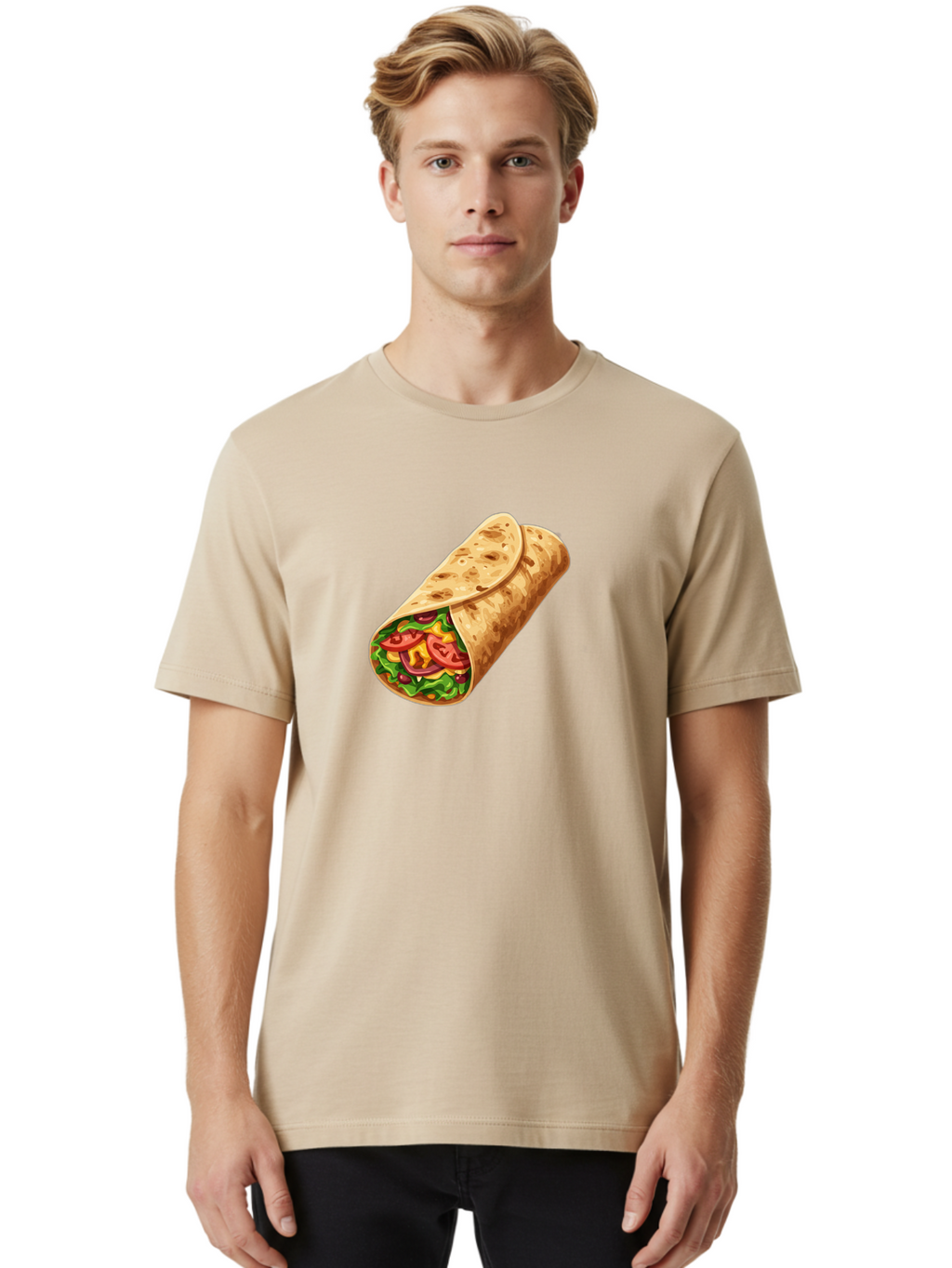 Burrito Men'S Graphic Tee, 100% Cotton, Comfortable Casual Summer Wear, Machine Washable, Vintage Camera, Old Camera, Antique Camera, Black Camera, Classic Photography, Photography Equipment, Nostalgic Device, Film Camera, Camera Art Bao159