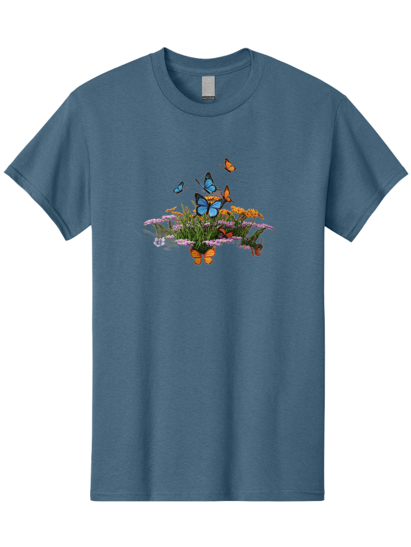 Butterflies-On-Flowers Men'S Graphic Tee, 100% Cotton, Comfortable Casual Summer Wear, Machine Washable, Vintage Camera, Old Camera, Antique Camera, Black Camera, Classic Photography, Photography Equipment, Nostalgic Device, Film Camera, Bao160