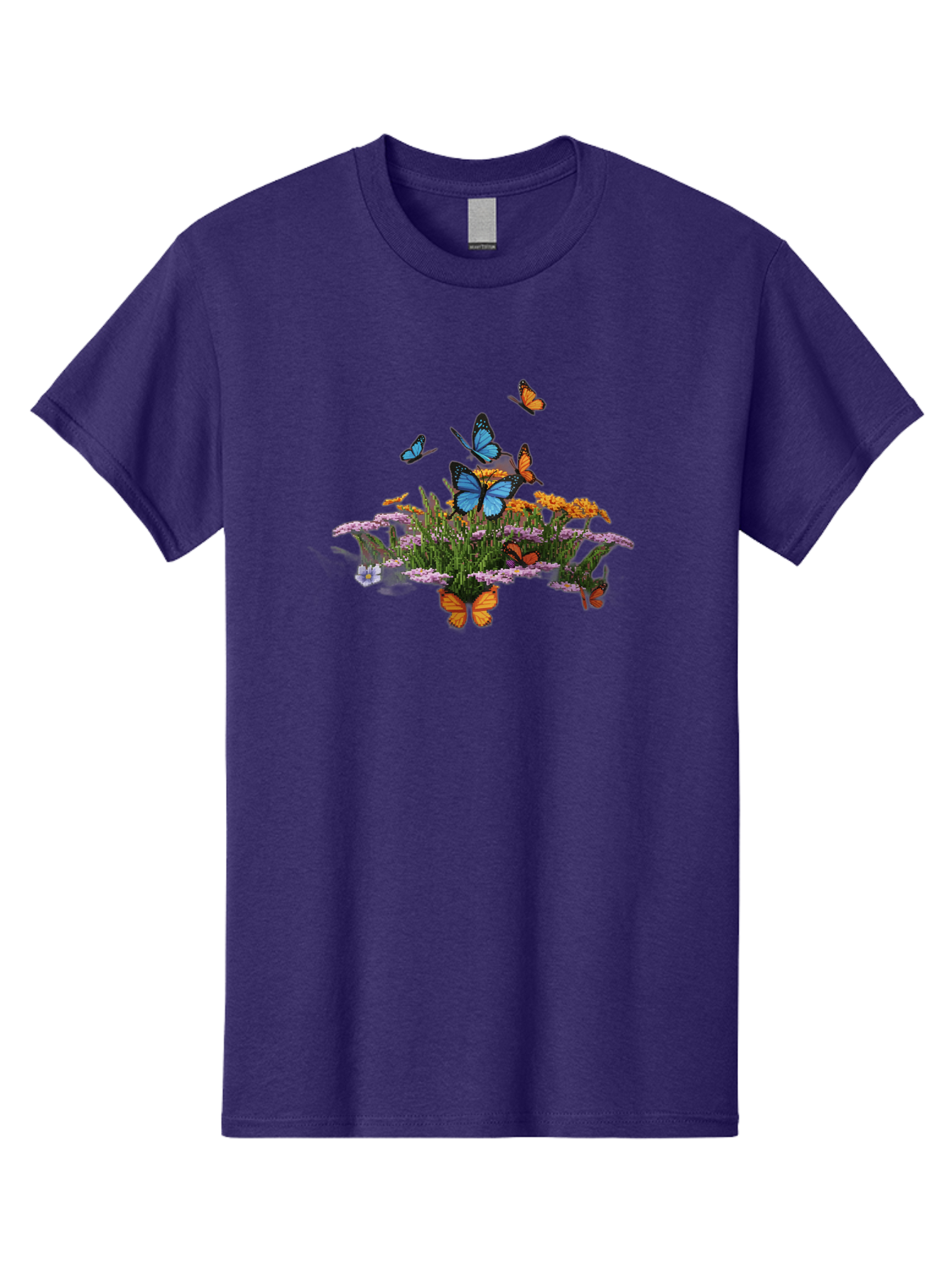 Butterflies-On-Flowers Men'S Graphic Tee, 100% Cotton, Comfortable Casual Summer Wear, Machine Washable, Vintage Camera, Old Camera, Antique Camera, Black Camera, Classic Photography, Photography Equipment, Nostalgic Device, Film Camera, Bao160