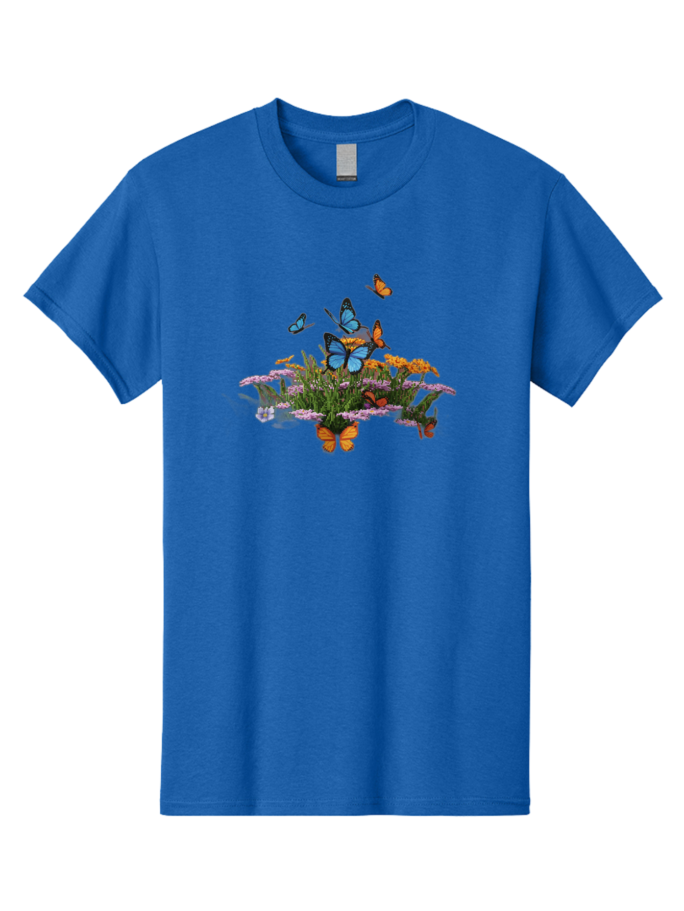 Butterflies-On-Flowers Men'S Graphic Tee, 100% Cotton, Comfortable Casual Summer Wear, Machine Washable, Vintage Camera, Old Camera, Antique Camera, Black Camera, Classic Photography, Photography Equipment, Nostalgic Device, Film Camera, Bao160