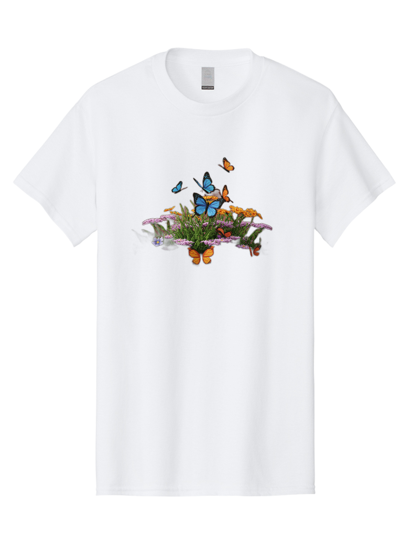 Butterflies-On-Flowers Men'S Graphic Tee, 100% Cotton, Comfortable Casual Summer Wear, Machine Washable, Vintage Camera, Old Camera, Antique Camera, Black Camera, Classic Photography, Photography Equipment, Nostalgic Device, Film Camera, Bao160
