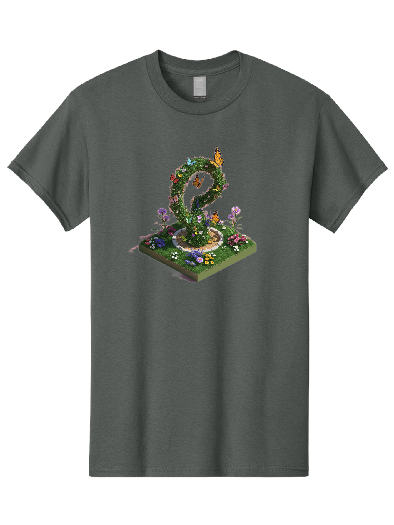 Butterfly-Garden-Heart Men'S Graphic Tee, 100% Cotton, Comfortable Casual Summer Wear, Machine Washable, Vintage Camera, Old Camera, Antique Camera, Black Camera, Classic Photography, Photography Equipment, Nostalgic Device, Film Camera, Bao162