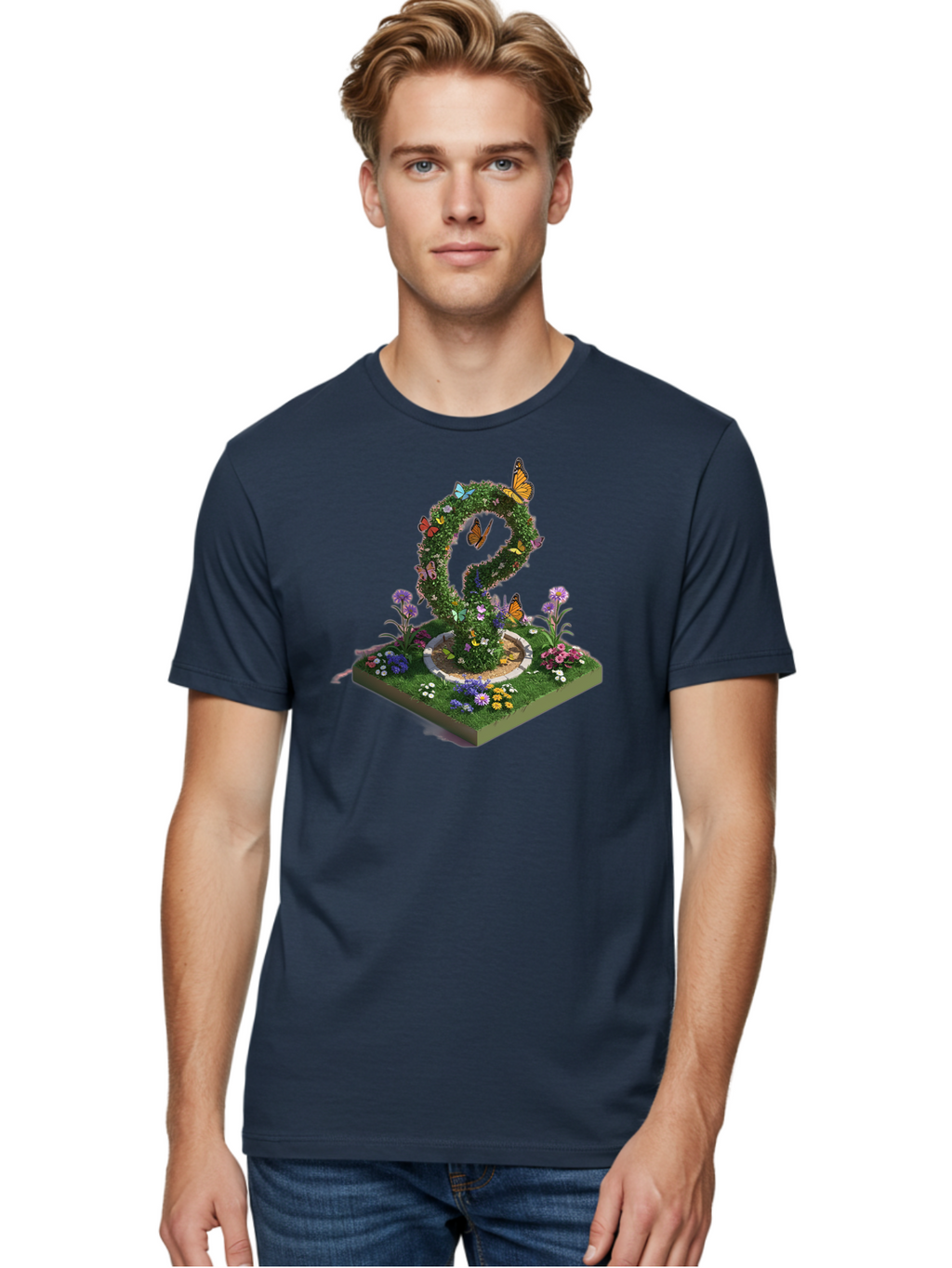 Butterfly-Garden-Heart Men'S Graphic Tee, 100% Cotton, Comfortable Casual Summer Wear, Machine Washable, Vintage Camera, Old Camera, Antique Camera, Black Camera, Classic Photography, Photography Equipment, Nostalgic Device, Film Camera, Bao162