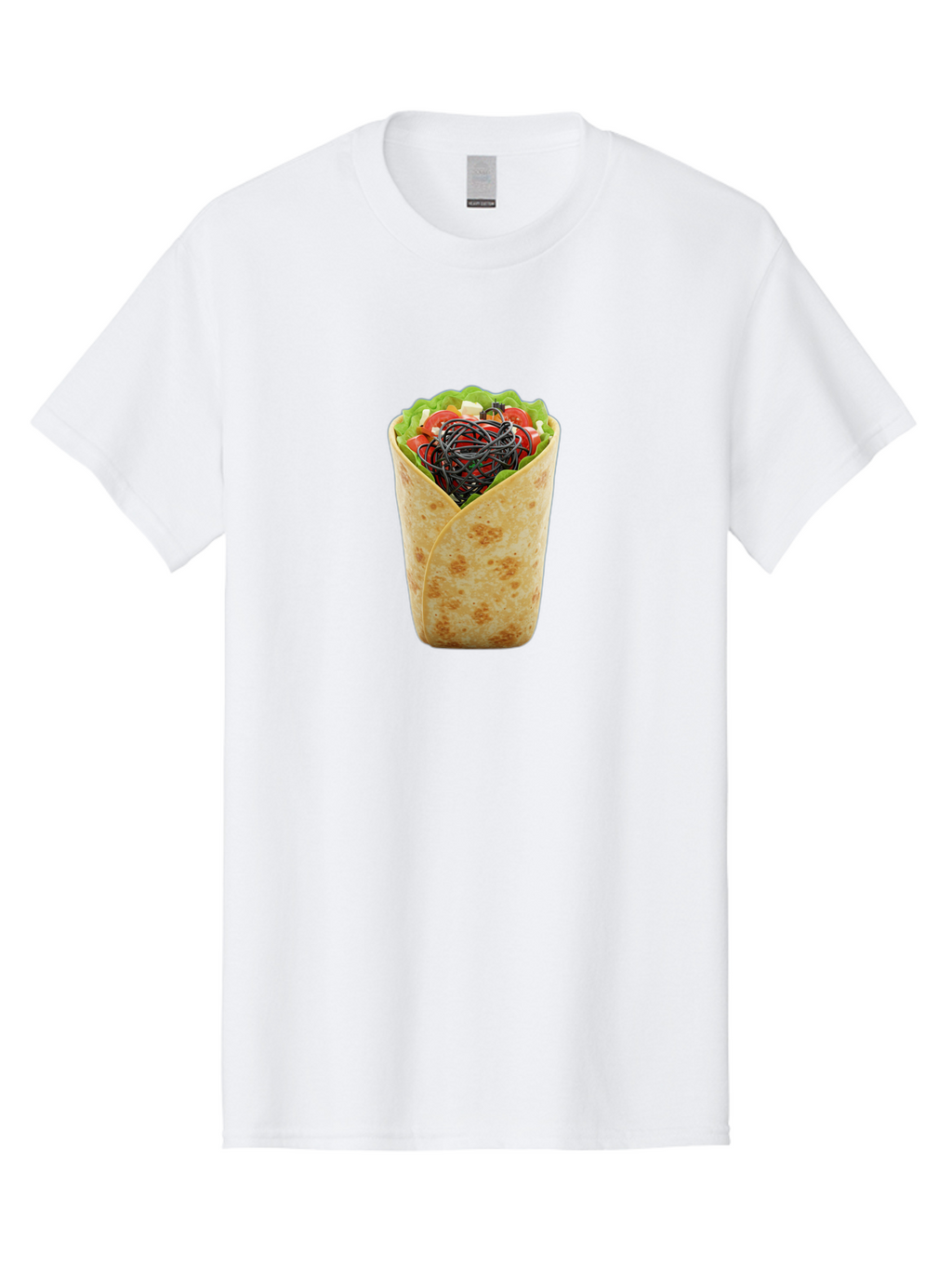 Cable-Wrapped-In-Tortilla Men'S Graphic Tee, 100% Cotton, Comfortable Casual Summer Wear, Machine Washable, Vintage Camera, Old Camera, Antique Camera, Black Camera, Classic Photography, Photography Equipment, Nostalgic Device, Film Camera, Bao163