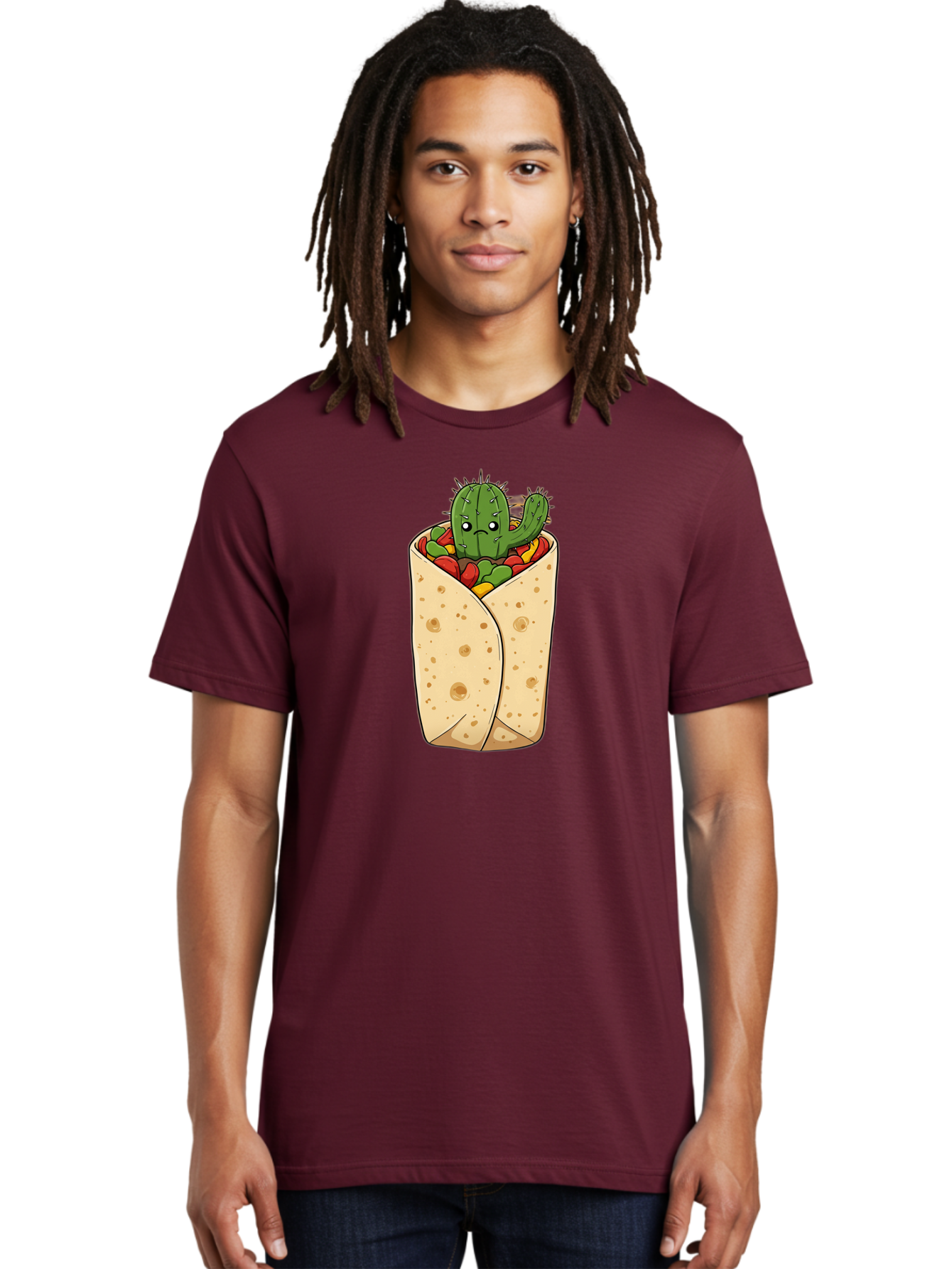 Cactus-Burrito Men'S Graphic Tee, 100% Cotton, Comfortable Casual Summer Wear, Machine Washable, Vintage Camera, Old Camera, Antique Camera, Black Camera, Classic Photography, Photography Equipment, Nostalgic Device, Film Camera, Camera Art Bao164