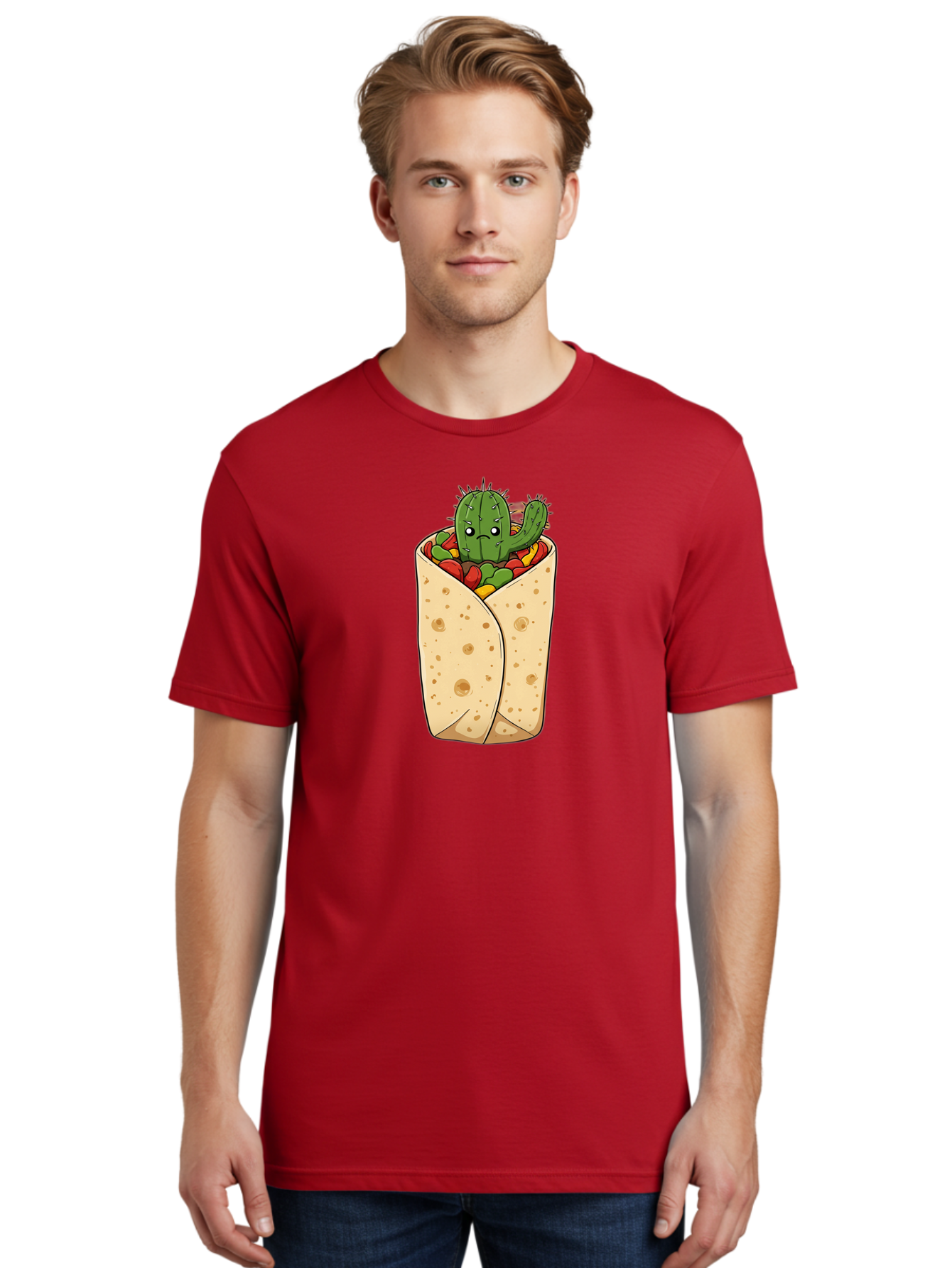 Cactus-Burrito Men'S Graphic Tee, 100% Cotton, Comfortable Casual Summer Wear, Machine Washable, Vintage Camera, Old Camera, Antique Camera, Black Camera, Classic Photography, Photography Equipment, Nostalgic Device, Film Camera, Camera Art Bao164