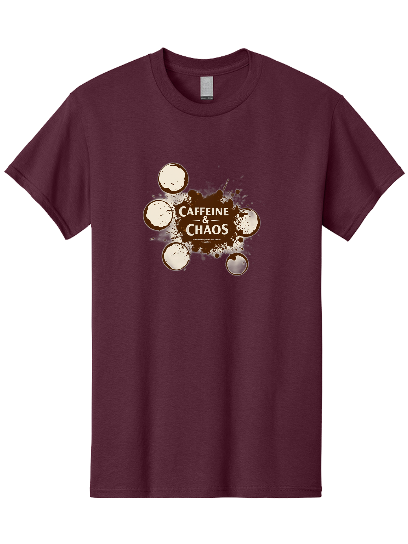 Caffeine-Chaos-1 Men'S Graphic Tee, 100% Cotton, Comfortable Casual Summer Wear, Machine Washable, Vintage Camera, Old Camera, Antique Camera, Black Camera, Classic Photography, Photography Equipment, Nostalgic Device, Film Camera, Camera Art Bao167