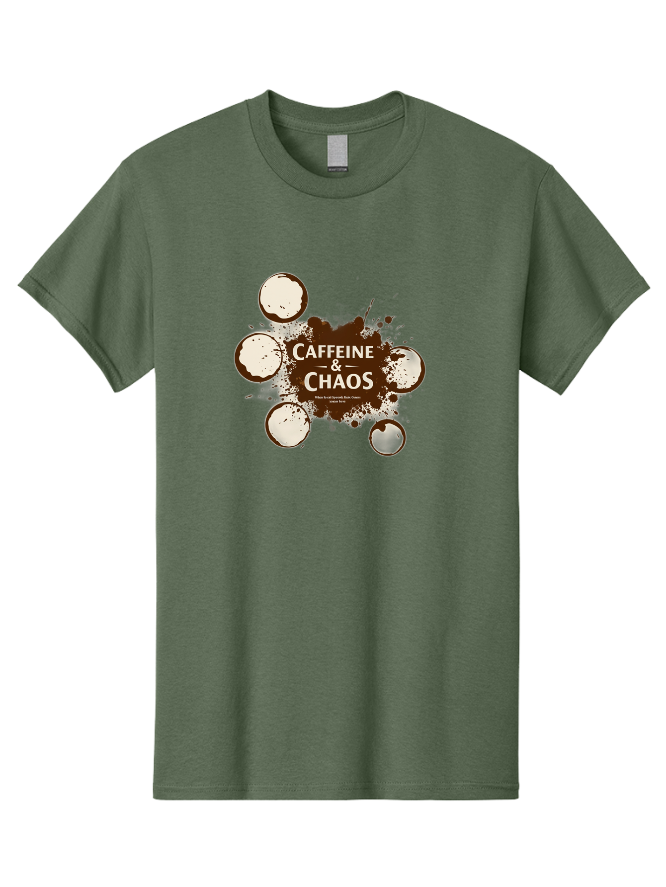 Caffeine-Chaos-1 Men'S Graphic Tee, 100% Cotton, Comfortable Casual Summer Wear, Machine Washable, Vintage Camera, Old Camera, Antique Camera, Black Camera, Classic Photography, Photography Equipment, Nostalgic Device, Film Camera, Camera Art Bao167