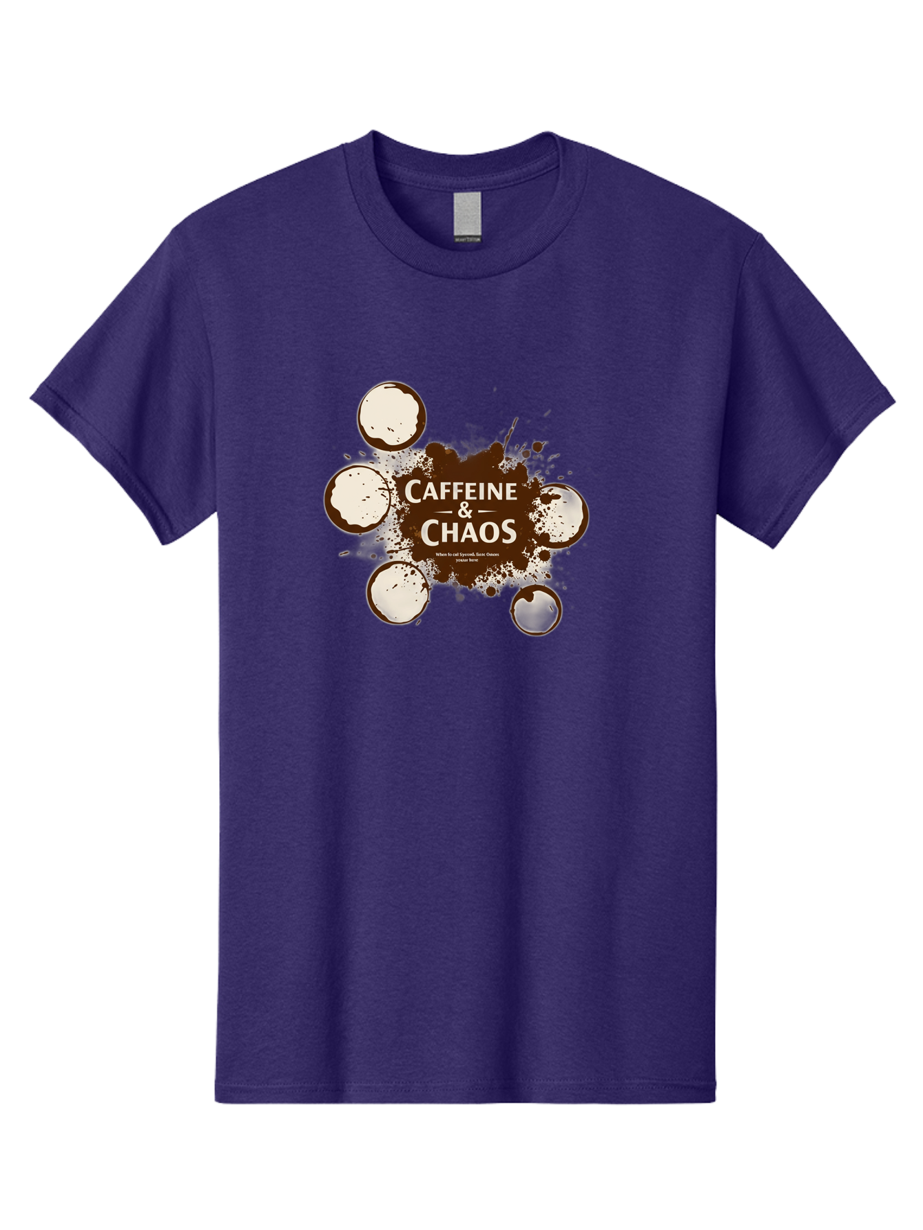 Caffeine-Chaos-1 Men'S Graphic Tee, 100% Cotton, Comfortable Casual Summer Wear, Machine Washable, Vintage Camera, Old Camera, Antique Camera, Black Camera, Classic Photography, Photography Equipment, Nostalgic Device, Film Camera, Camera Art Bao167