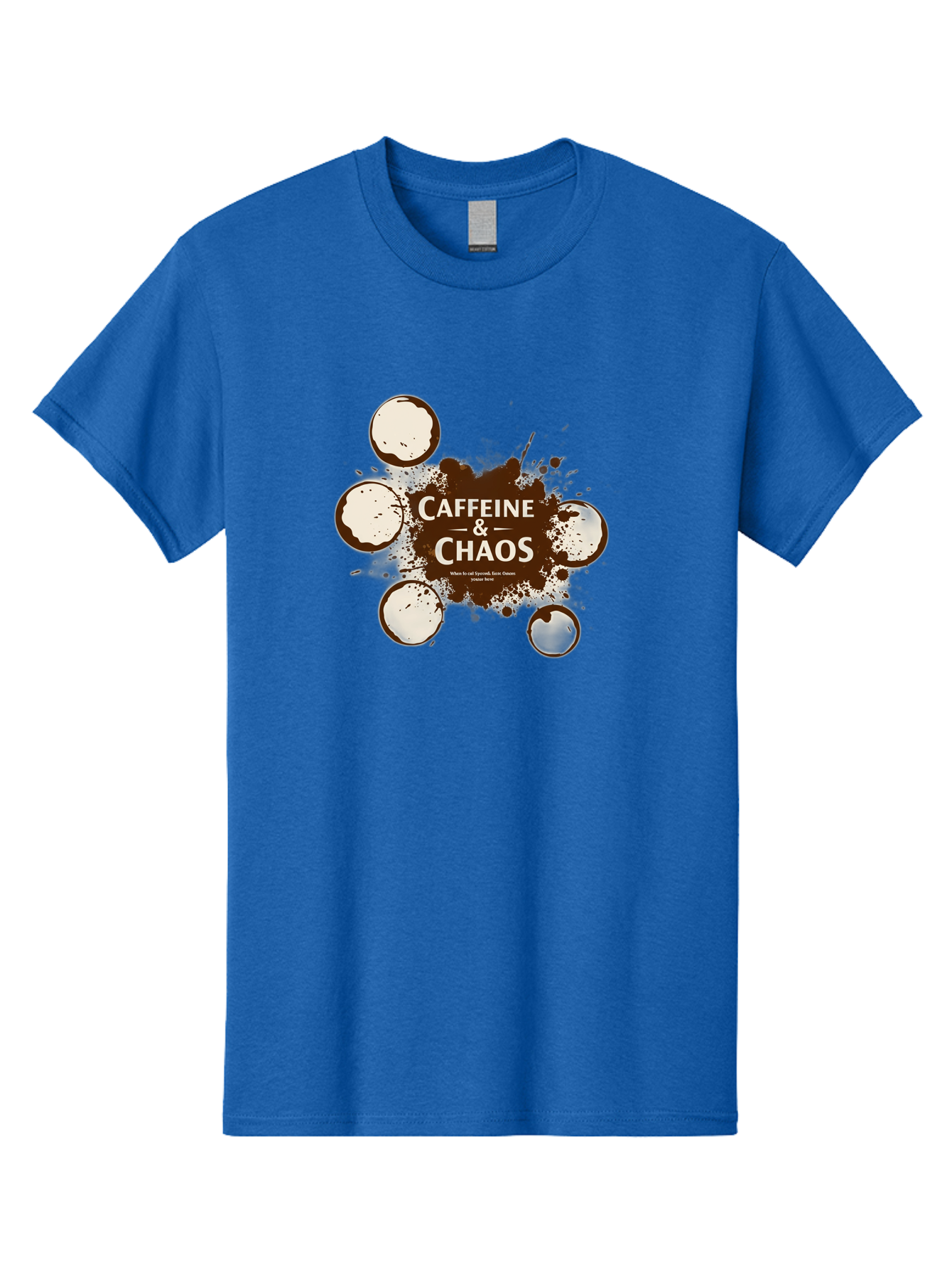 Caffeine-Chaos-1 Men'S Graphic Tee, 100% Cotton, Comfortable Casual Summer Wear, Machine Washable, Vintage Camera, Old Camera, Antique Camera, Black Camera, Classic Photography, Photography Equipment, Nostalgic Device, Film Camera, Camera Art Bao167