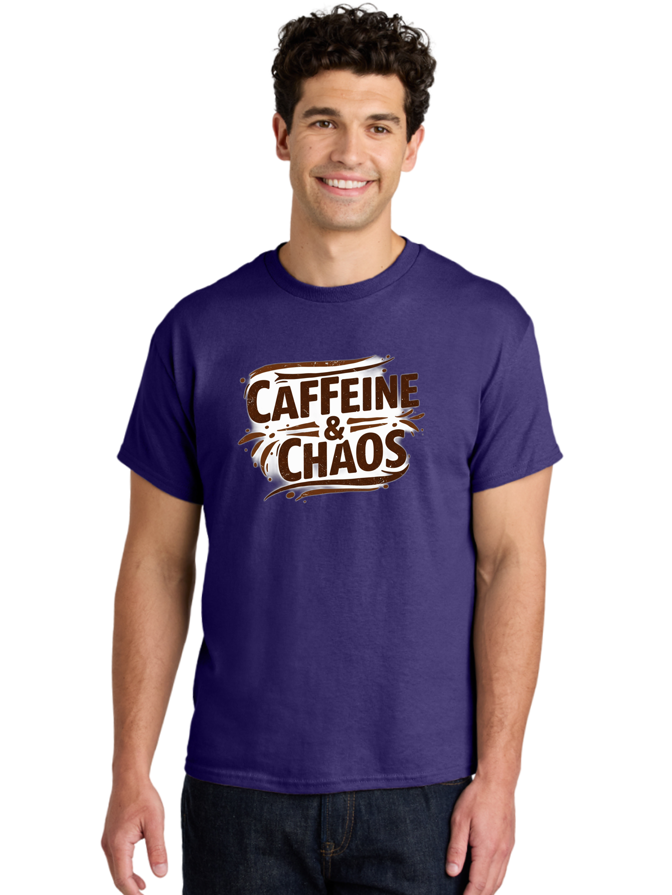 Caffeine-Chaos Men'S Graphic Tee, 100% Cotton, Comfortable Casual Summer Wear, Machine Washable, Vintage Camera, Old Camera, Antique Camera, Black Camera, Classic Photography, Photography Equipment, Nostalgic Device, Film Camera, Camera Art Bao168