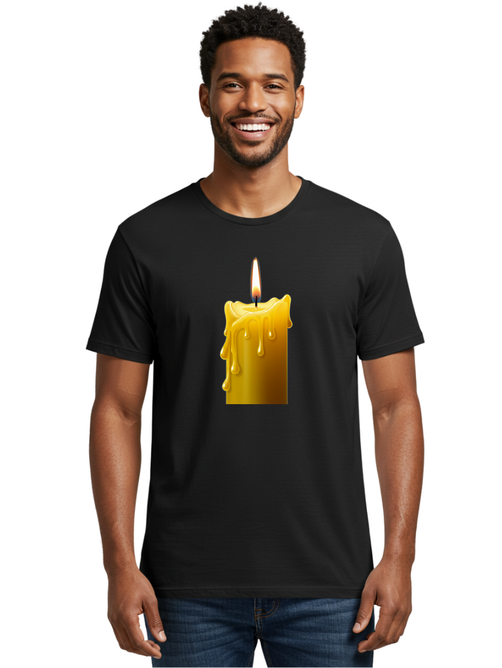 Candle-2 Men'S Graphic Tee, 100% Cotton, Comfortable Casual Summer Wear, Machine Washable, Vintage Camera, Old Camera, Antique Camera, Black Camera, Classic Photography, Photography Equipment, Nostalgic Device, Film Camera, Camera Art Bao171