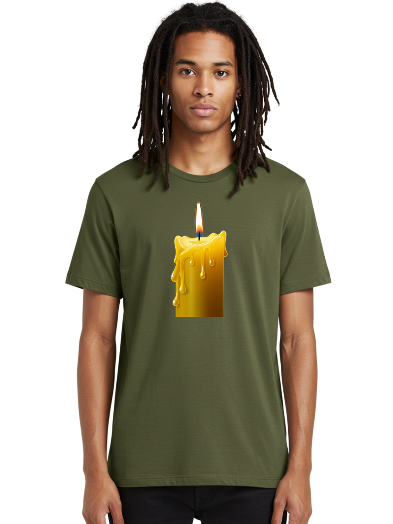 Candle-2 Men'S Graphic Tee, 100% Cotton, Comfortable Casual Summer Wear, Machine Washable, Vintage Camera, Old Camera, Antique Camera, Black Camera, Classic Photography, Photography Equipment, Nostalgic Device, Film Camera, Camera Art Bao171