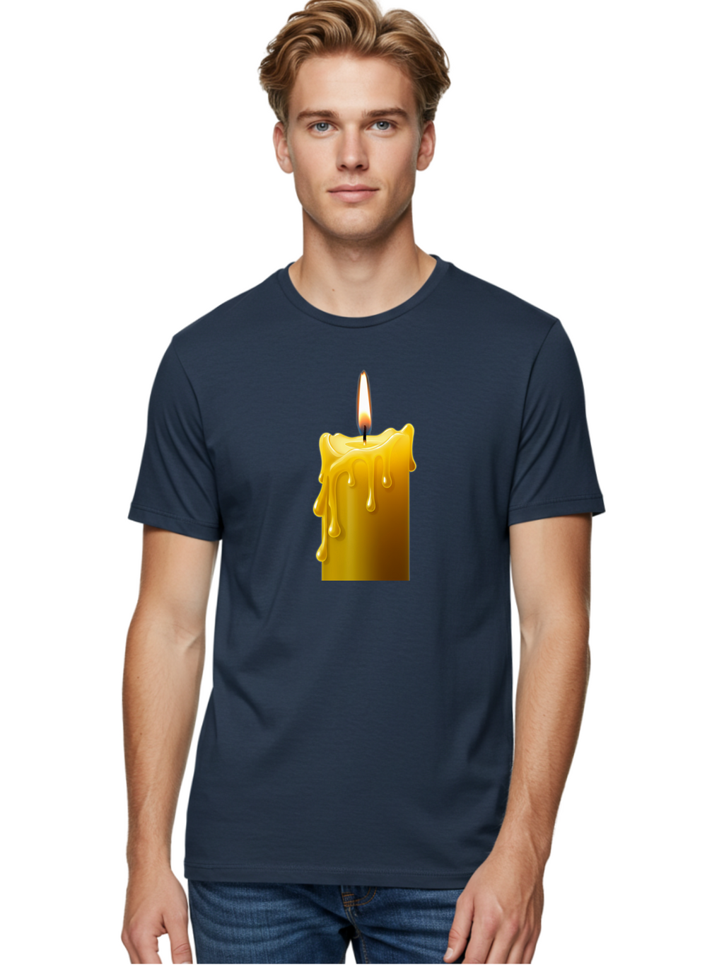 Candle-2 Men'S Graphic Tee, 100% Cotton, Comfortable Casual Summer Wear, Machine Washable, Vintage Camera, Old Camera, Antique Camera, Black Camera, Classic Photography, Photography Equipment, Nostalgic Device, Film Camera, Camera Art Bao171