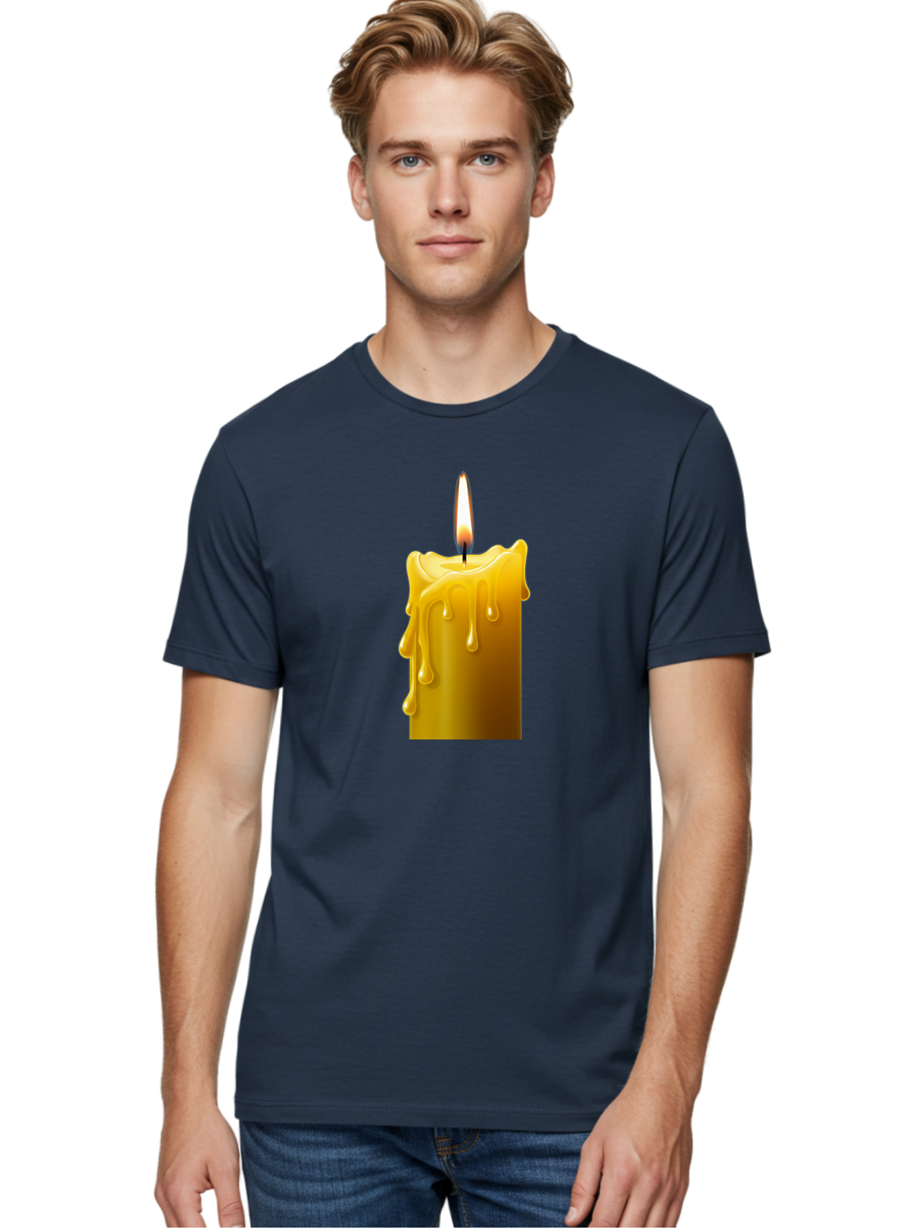 Candle-2 Men'S Graphic Tee, 100% Cotton, Comfortable Casual Summer Wear, Machine Washable, Vintage Camera, Old Camera, Antique Camera, Black Camera, Classic Photography, Photography Equipment, Nostalgic Device, Film Camera, Camera Art Bao171