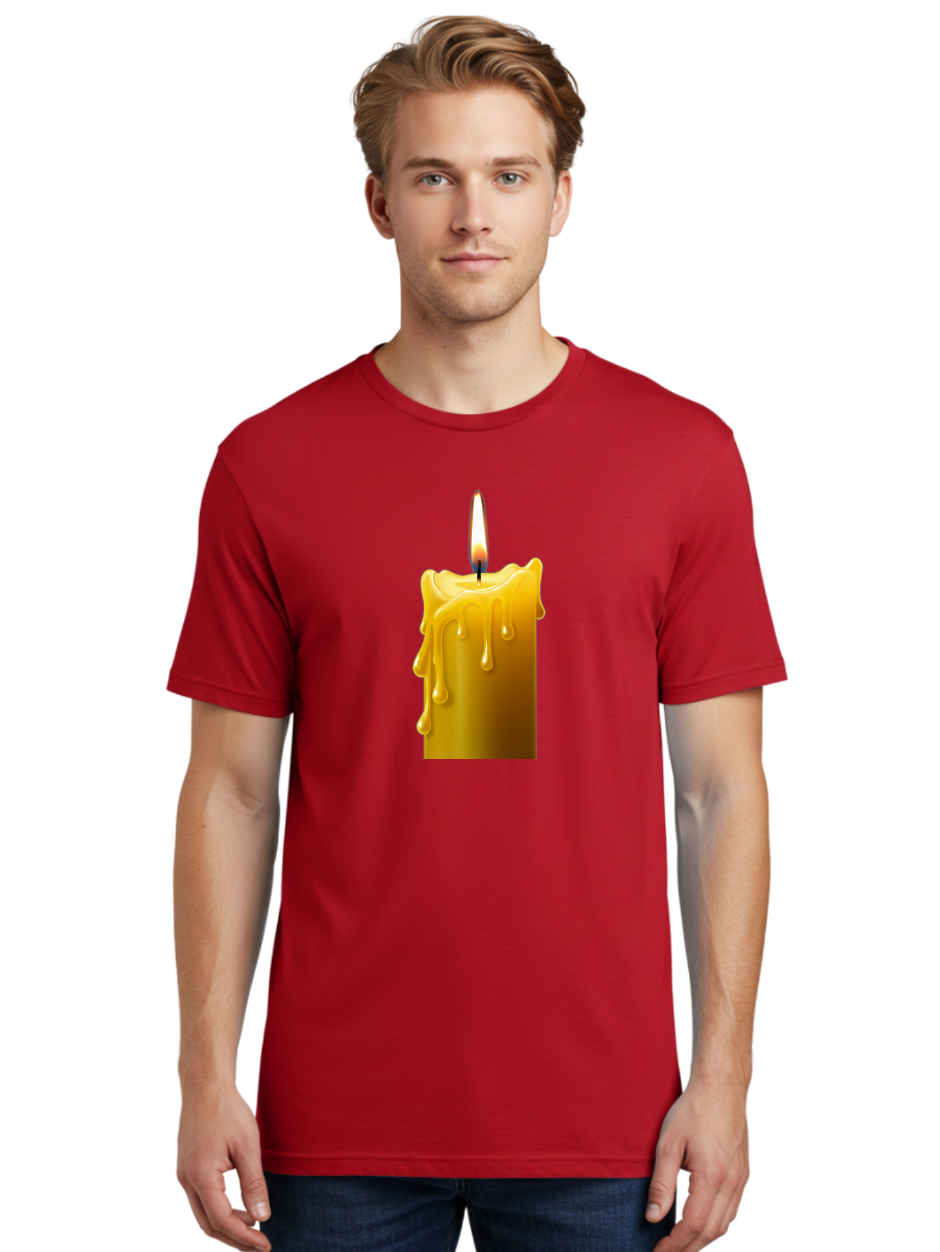 Candle-2 Men'S Graphic Tee, 100% Cotton, Comfortable Casual Summer Wear, Machine Washable, Vintage Camera, Old Camera, Antique Camera, Black Camera, Classic Photography, Photography Equipment, Nostalgic Device, Film Camera, Camera Art Bao171