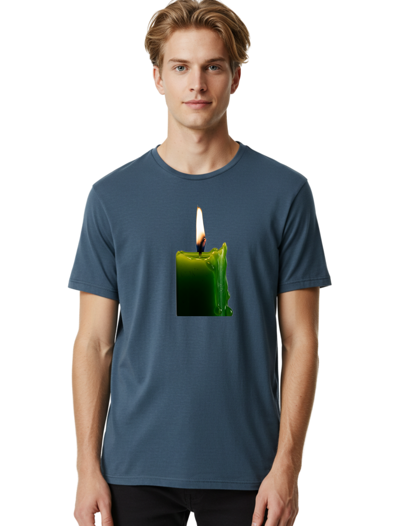 Candle-3 Men'S Graphic Tee, 100% Cotton, Comfortable Casual Summer Wear, Machine Washable, Vintage Camera, Old Camera, Antique Camera, Black Camera, Classic Photography, Photography Equipment, Nostalgic Device, Film Camera, Camera Art Bao172