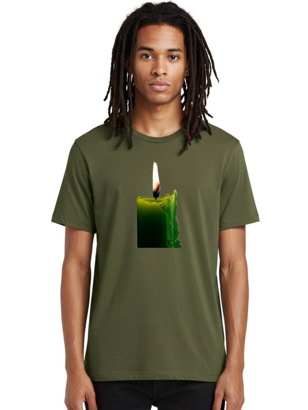 Candle-3 Men'S Graphic Tee, 100% Cotton, Comfortable Casual Summer Wear, Machine Washable, Vintage Camera, Old Camera, Antique Camera, Black Camera, Classic Photography, Photography Equipment, Nostalgic Device, Film Camera, Camera Art Bao172