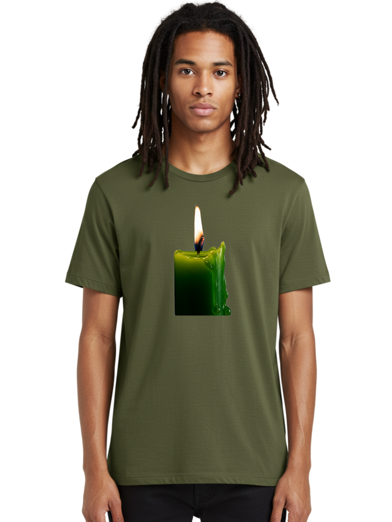 Candle-3 Men'S Graphic Tee, 100% Cotton, Comfortable Casual Summer Wear, Machine Washable, Vintage Camera, Old Camera, Antique Camera, Black Camera, Classic Photography, Photography Equipment, Nostalgic Device, Film Camera, Camera Art Bao172