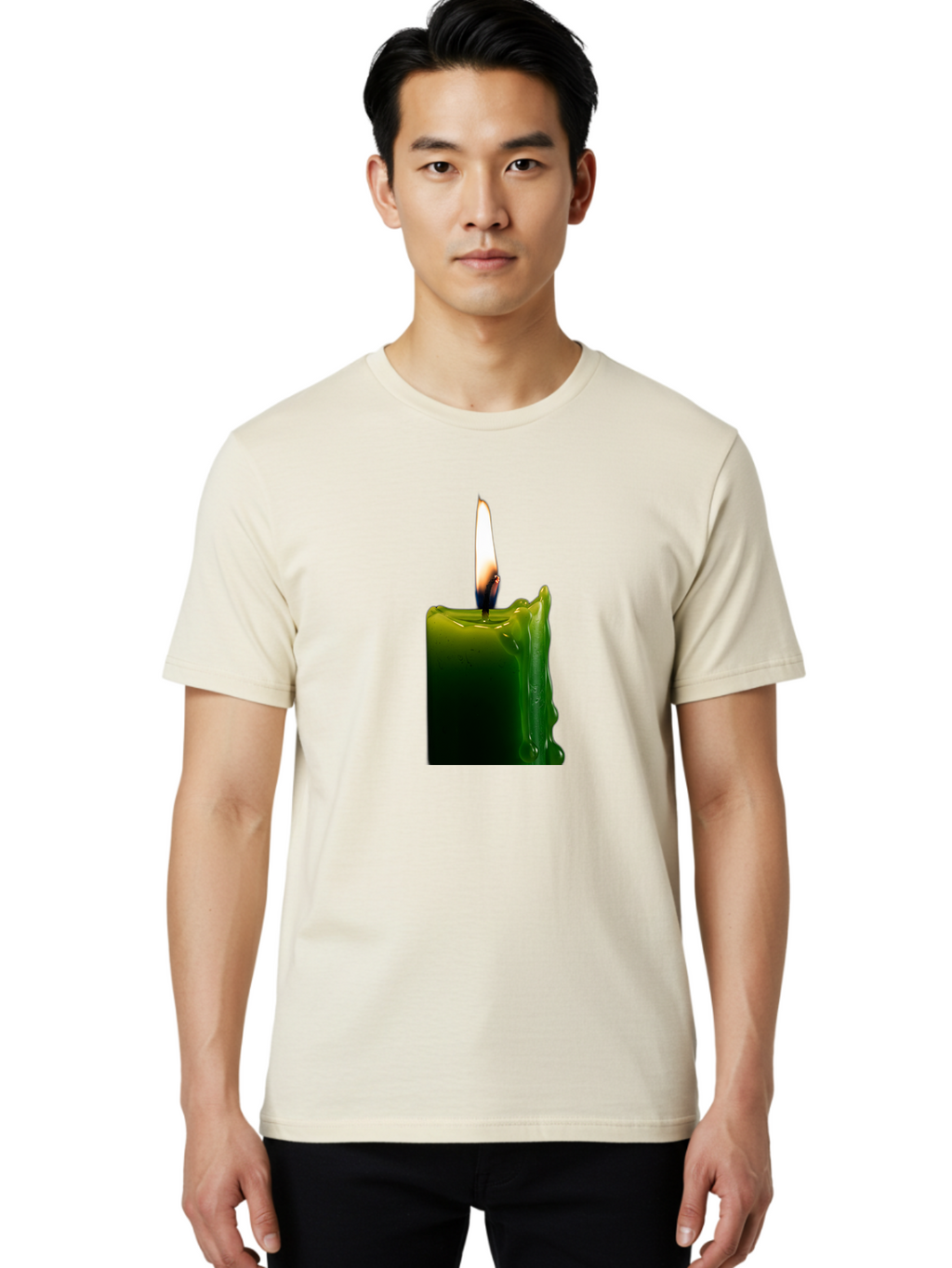 Candle-3 Men'S Graphic Tee, 100% Cotton, Comfortable Casual Summer Wear, Machine Washable, Vintage Camera, Old Camera, Antique Camera, Black Camera, Classic Photography, Photography Equipment, Nostalgic Device, Film Camera, Camera Art Bao172