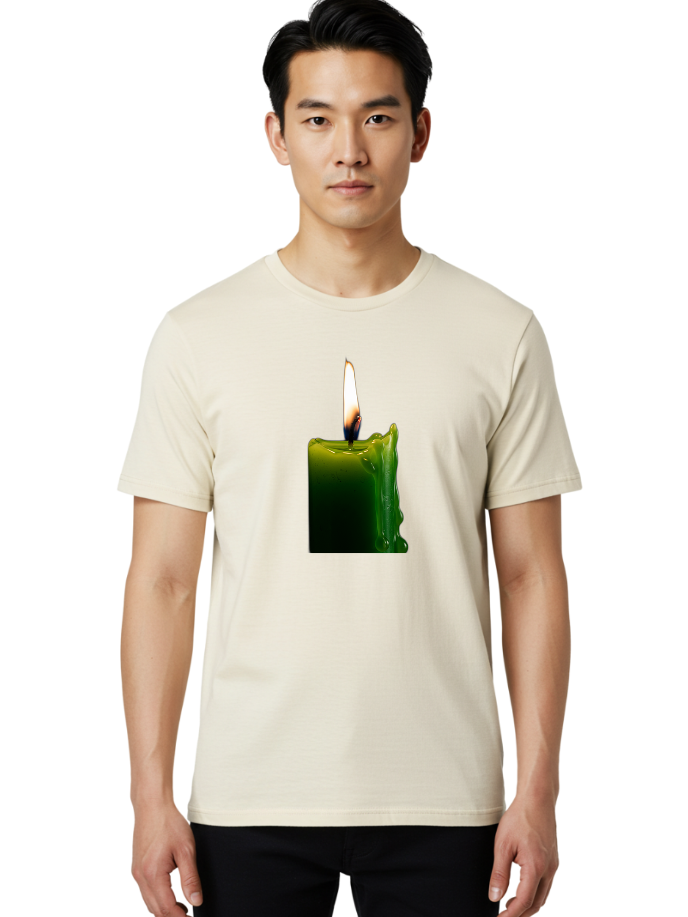 Candle-3 Men'S Graphic Tee, 100% Cotton, Comfortable Casual Summer Wear, Machine Washable, Vintage Camera, Old Camera, Antique Camera, Black Camera, Classic Photography, Photography Equipment, Nostalgic Device, Film Camera, Camera Art Bao172
