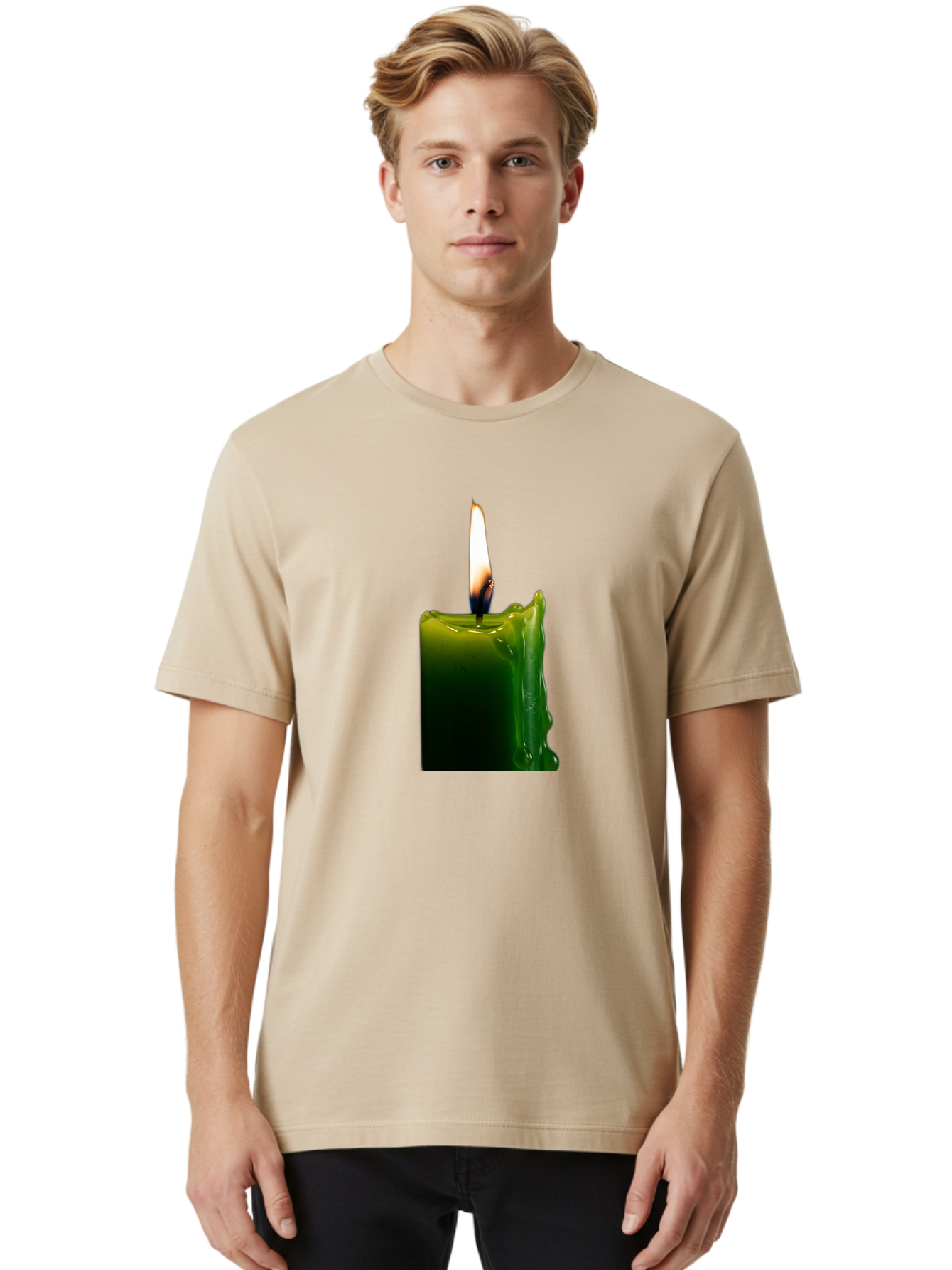 Candle-3 Men'S Graphic Tee, 100% Cotton, Comfortable Casual Summer Wear, Machine Washable, Vintage Camera, Old Camera, Antique Camera, Black Camera, Classic Photography, Photography Equipment, Nostalgic Device, Film Camera, Camera Art Bao172