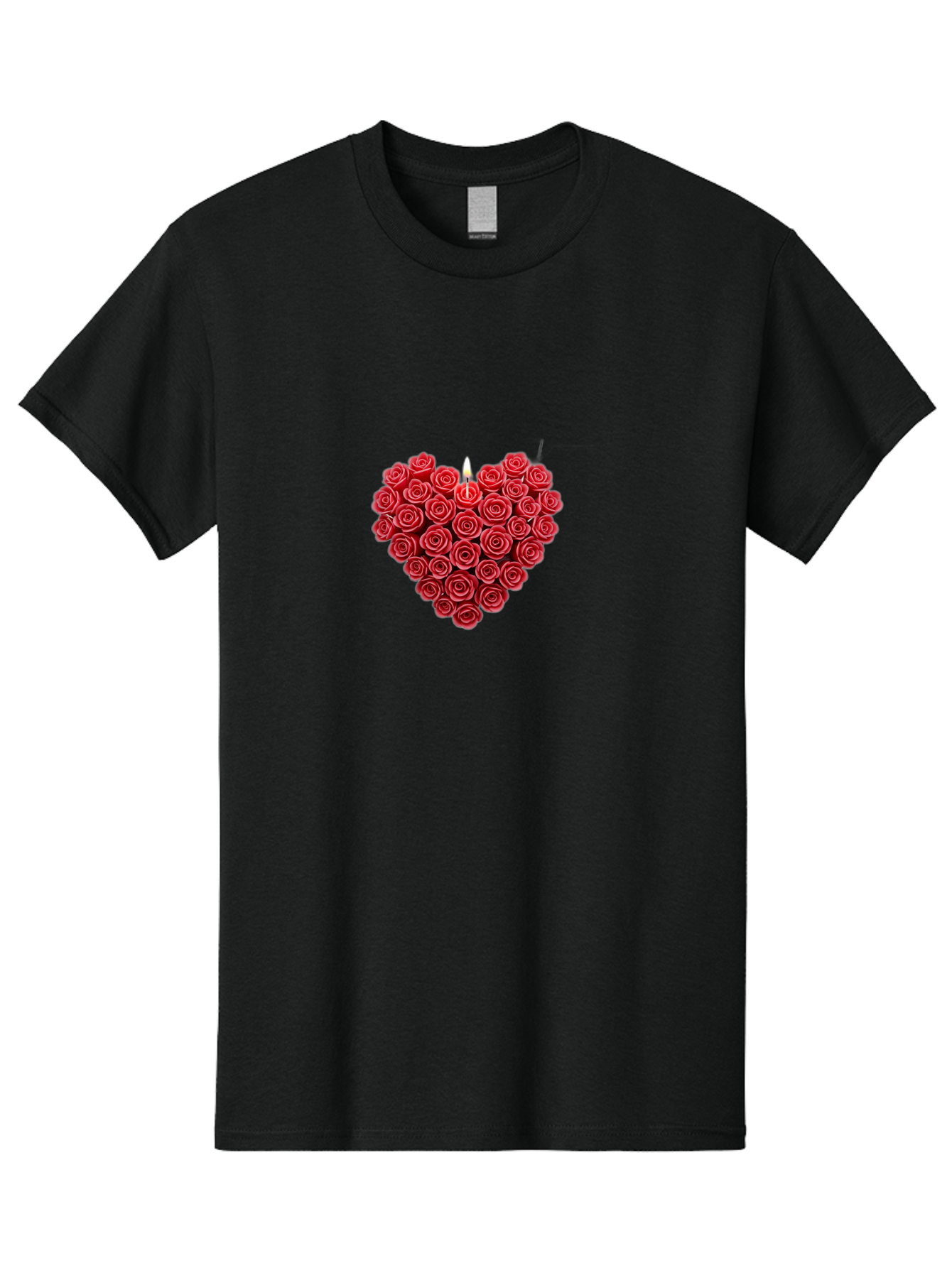 Candle-Heart-Roses Men'S Graphic Tee, 100% Cotton, Comfortable Casual Summer Wear, Machine Washable, Vintage Camera, Old Camera, Antique Camera, Black Camera, Classic Photography, Photography Equipment, Nostalgic Device, Film Camera, Bao173