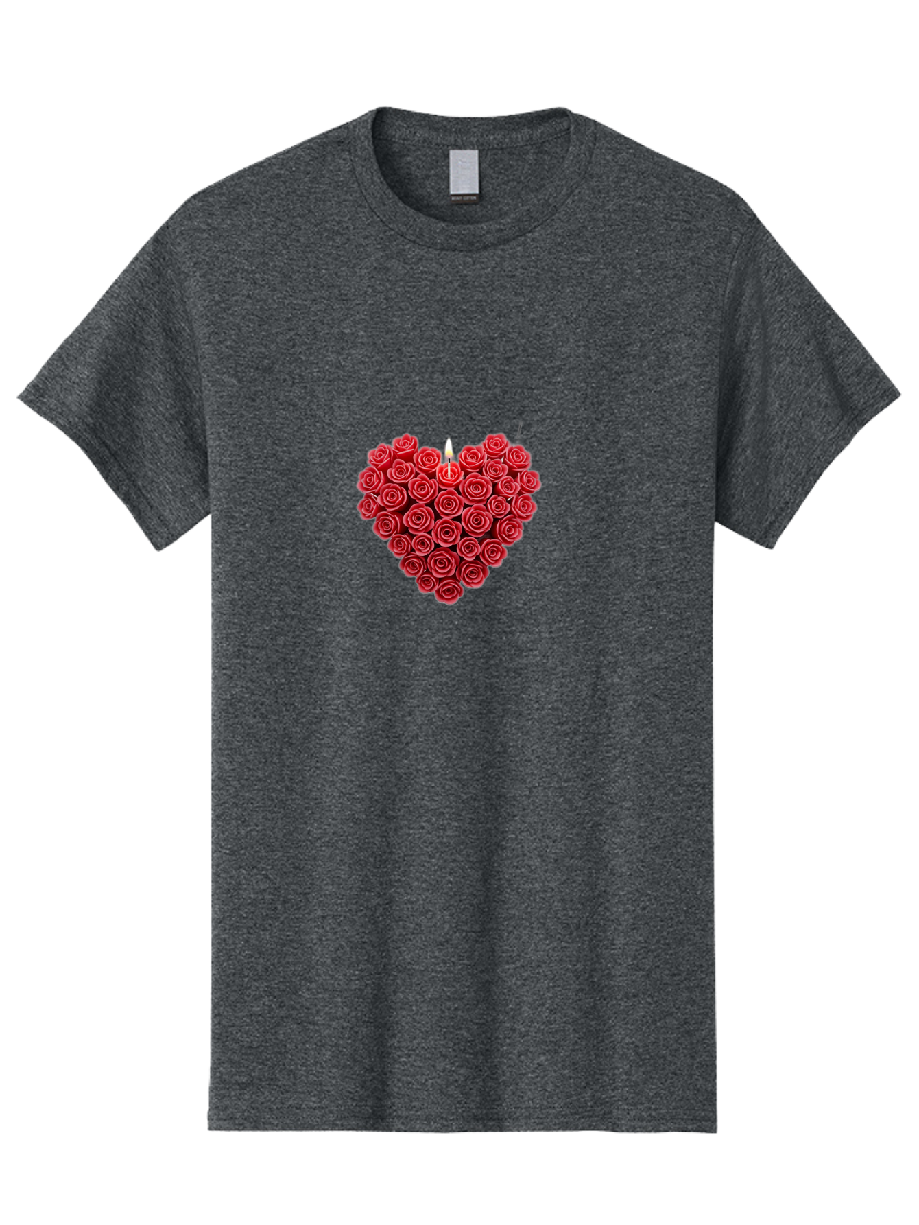 Candle-Heart-Roses Men'S Graphic Tee, 100% Cotton, Comfortable Casual Summer Wear, Machine Washable, Vintage Camera, Old Camera, Antique Camera, Black Camera, Classic Photography, Photography Equipment, Nostalgic Device, Film Camera, Bao173