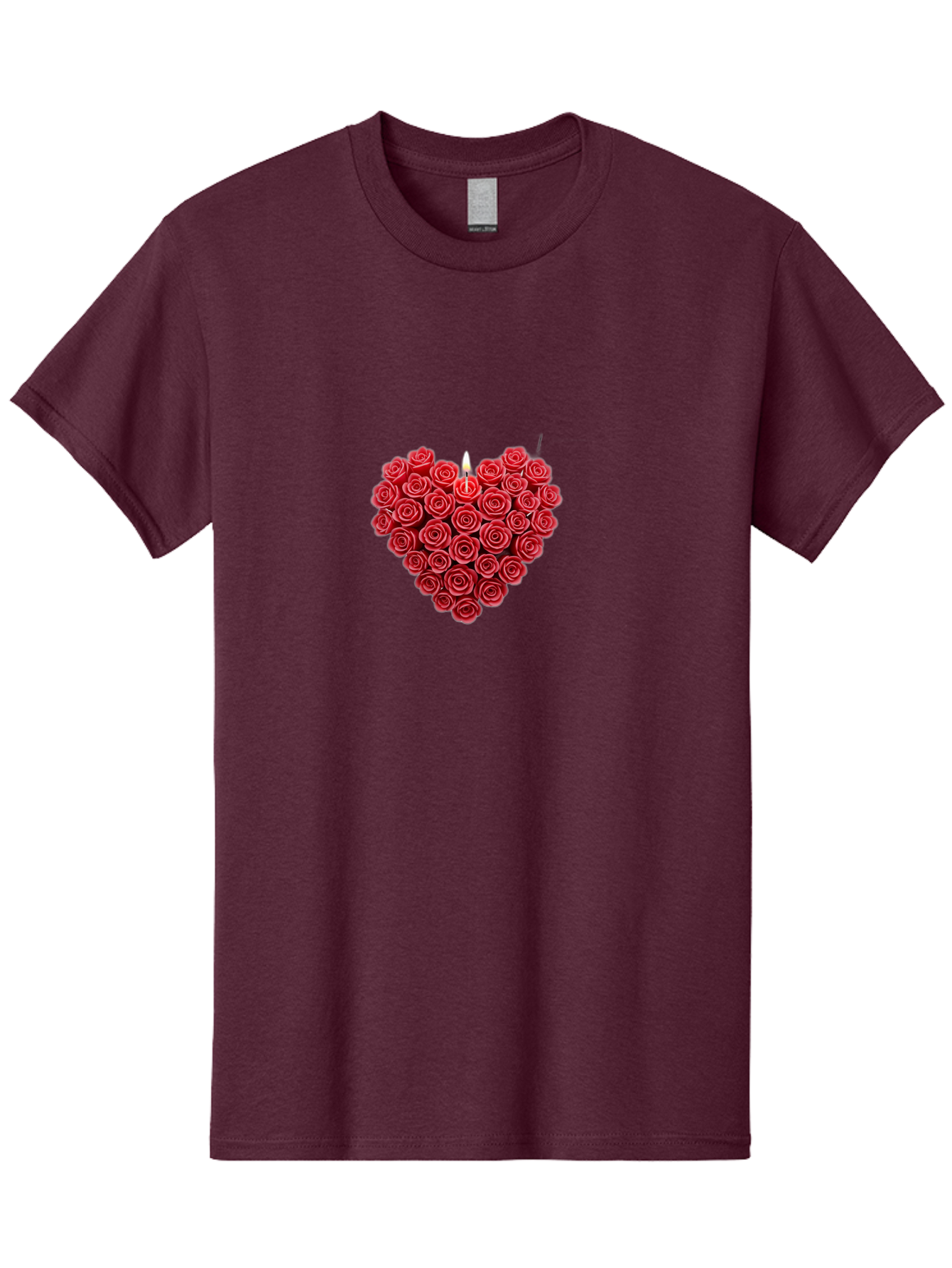 Candle-Heart-Roses Men'S Graphic Tee, 100% Cotton, Comfortable Casual Summer Wear, Machine Washable, Vintage Camera, Old Camera, Antique Camera, Black Camera, Classic Photography, Photography Equipment, Nostalgic Device, Film Camera, Bao173