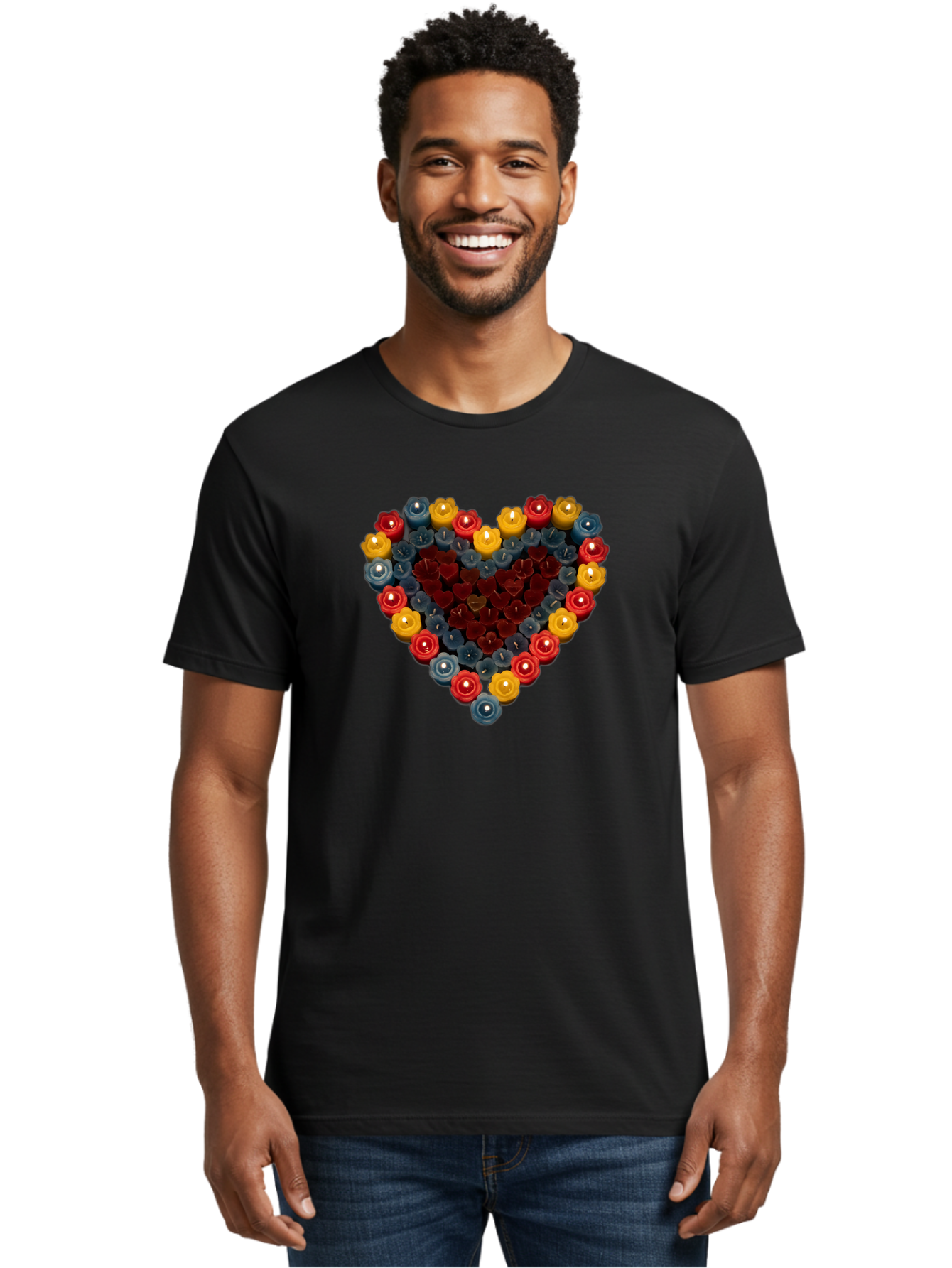 Candle-Heart Men'S Graphic Tee, 100% Cotton, Comfortable Casual Summer Wear, Machine Washable, Vintage Camera, Old Camera, Antique Camera, Black Camera, Classic Photography, Photography Equipment, Nostalgic Device, Film Camera, Camera Art Bao174
