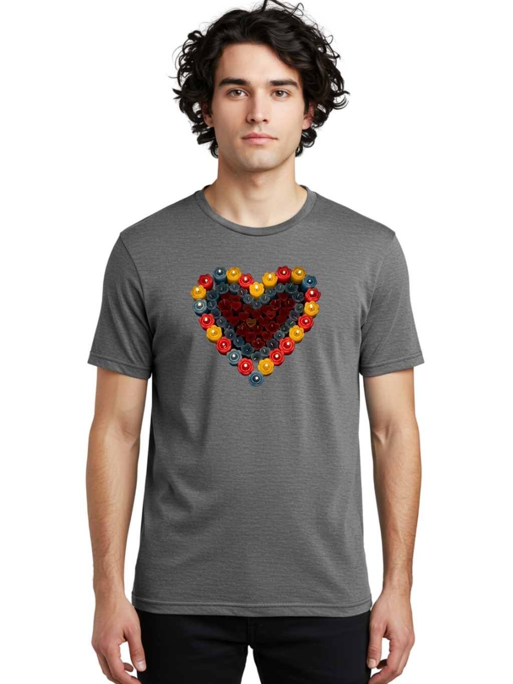 Candle-Heart Men'S Graphic Tee, 100% Cotton, Comfortable Casual Summer Wear, Machine Washable, Vintage Camera, Old Camera, Antique Camera, Black Camera, Classic Photography, Photography Equipment, Nostalgic Device, Film Camera, Camera Art Bao174