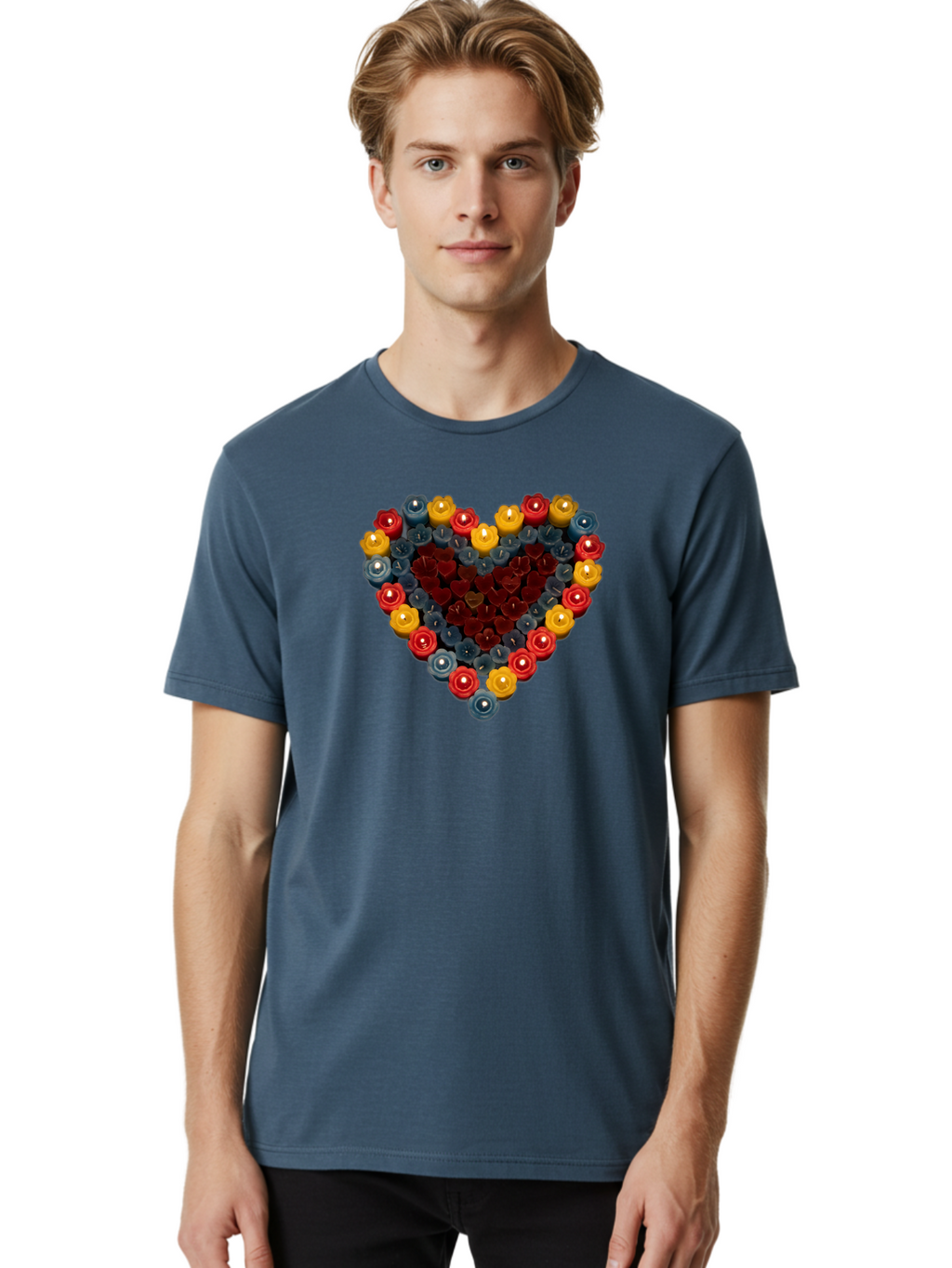 Candle-Heart Men'S Graphic Tee, 100% Cotton, Comfortable Casual Summer Wear, Machine Washable, Vintage Camera, Old Camera, Antique Camera, Black Camera, Classic Photography, Photography Equipment, Nostalgic Device, Film Camera, Camera Art Bao174
