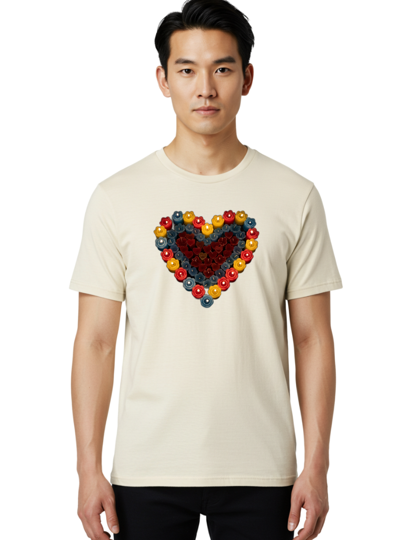 Candle-Heart Men'S Graphic Tee, 100% Cotton, Comfortable Casual Summer Wear, Machine Washable, Vintage Camera, Old Camera, Antique Camera, Black Camera, Classic Photography, Photography Equipment, Nostalgic Device, Film Camera, Camera Art Bao174
