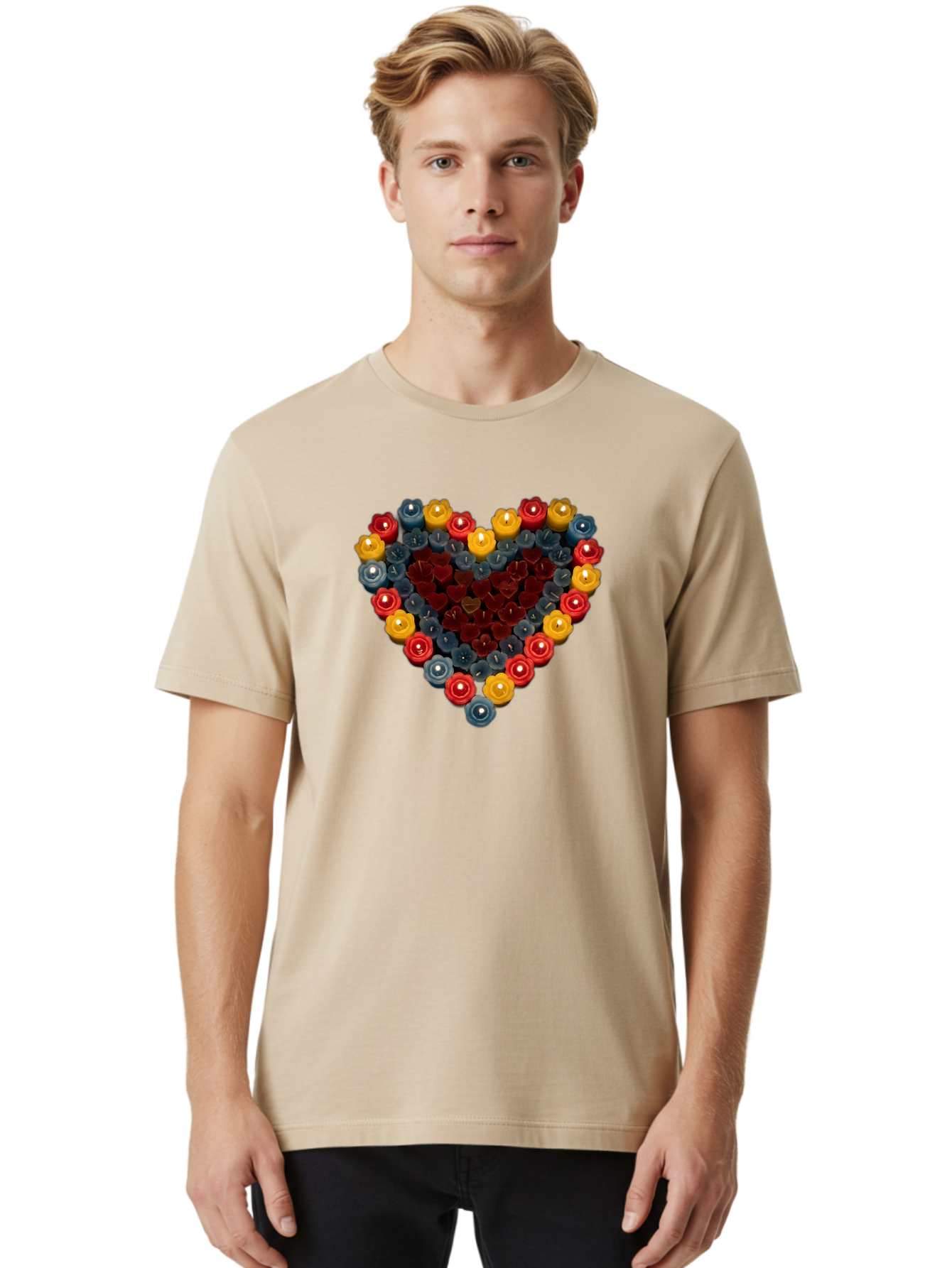 Candle-Heart Men'S Graphic Tee, 100% Cotton, Comfortable Casual Summer Wear, Machine Washable, Vintage Camera, Old Camera, Antique Camera, Black Camera, Classic Photography, Photography Equipment, Nostalgic Device, Film Camera, Camera Art Bao174