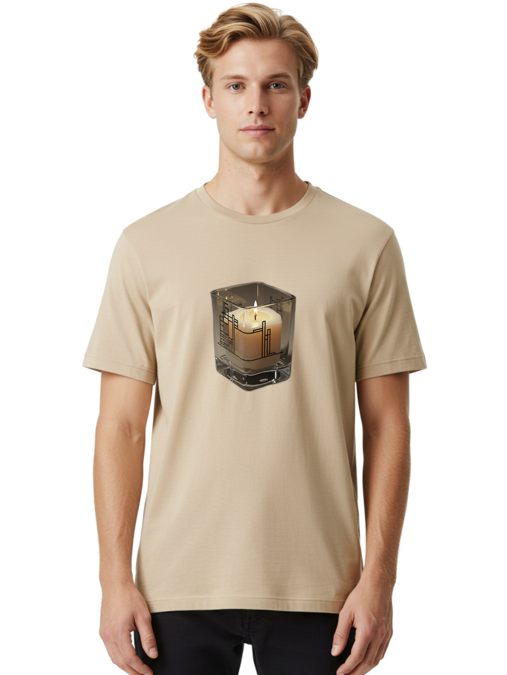 Candle-Holder Men'S Graphic Tee, 100% Cotton, Comfortable Casual Summer Wear, Machine Washable, Vintage Camera, Old Camera, Antique Camera, Black Camera, Classic Photography, Photography Equipment, Nostalgic Device, Film Camera, Camera Art Bao175