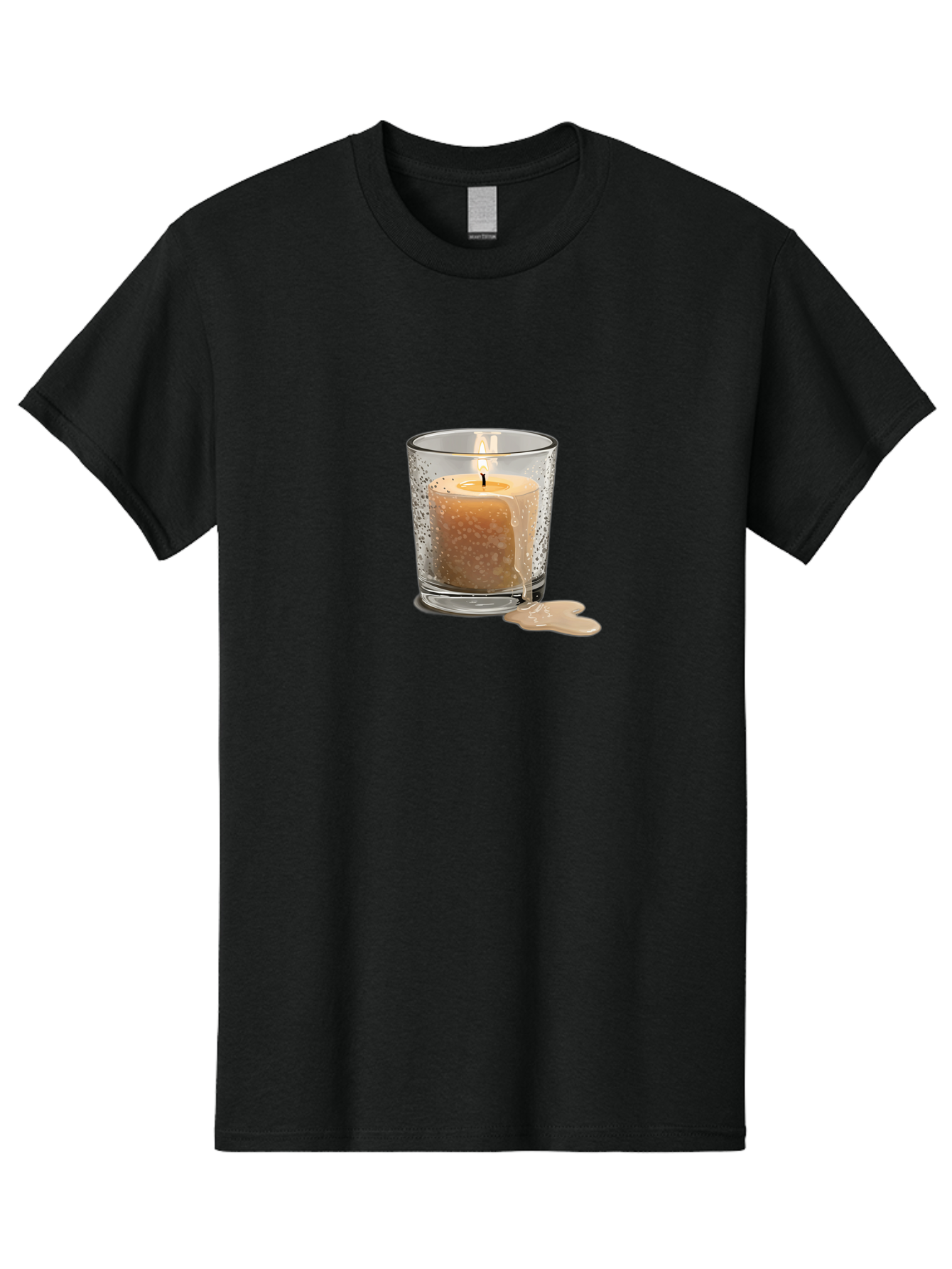 Candle-In-Glass-Holder-1 Men'S Graphic Tee, 100% Cotton, Comfortable Casual Summer Wear, Machine Washable, Vintage Camera, Old Camera, Antique Camera, Black Camera, Classic Photography, Photography Equipment, Nostalgic Device, Film Camera, Bao176