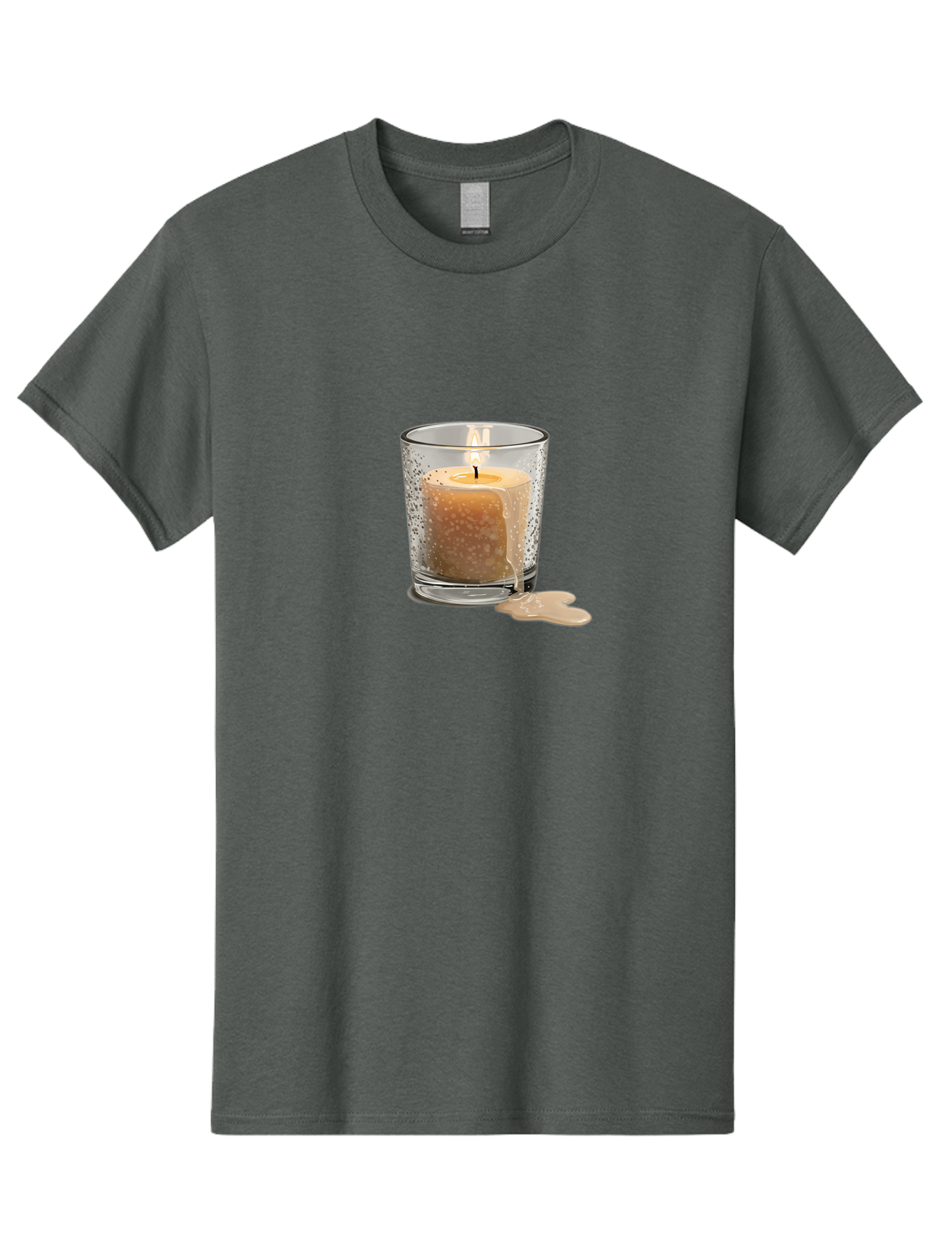 Candle-In-Glass-Holder-1 Men'S Graphic Tee, 100% Cotton, Comfortable Casual Summer Wear, Machine Washable, Vintage Camera, Old Camera, Antique Camera, Black Camera, Classic Photography, Photography Equipment, Nostalgic Device, Film Camera, Bao176