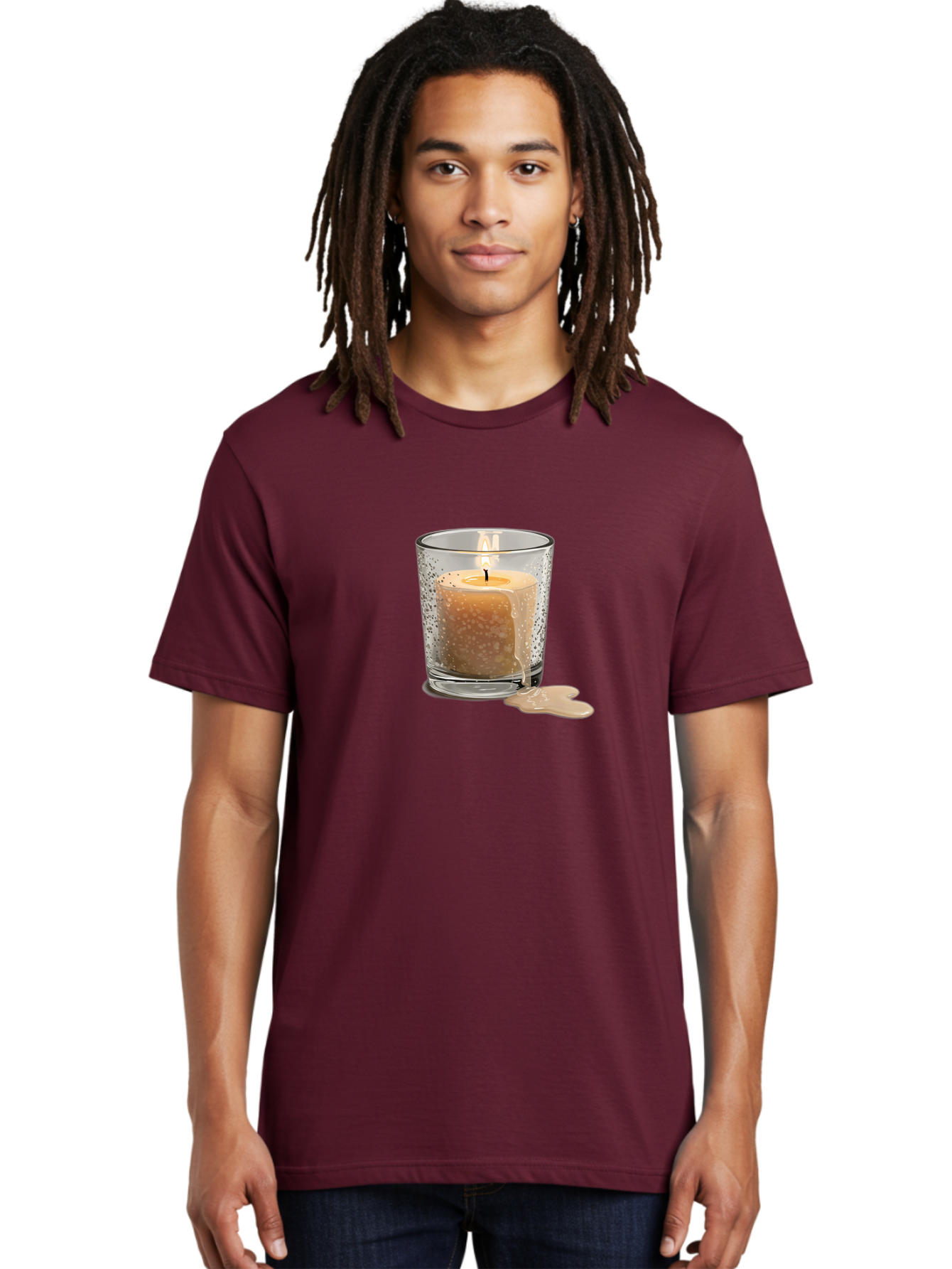 Candle-In-Glass-Holder-1 Men'S Graphic Tee, 100% Cotton, Comfortable Casual Summer Wear, Machine Washable, Vintage Camera, Old Camera, Antique Camera, Black Camera, Classic Photography, Photography Equipment, Nostalgic Device, Film Camera, Bao176