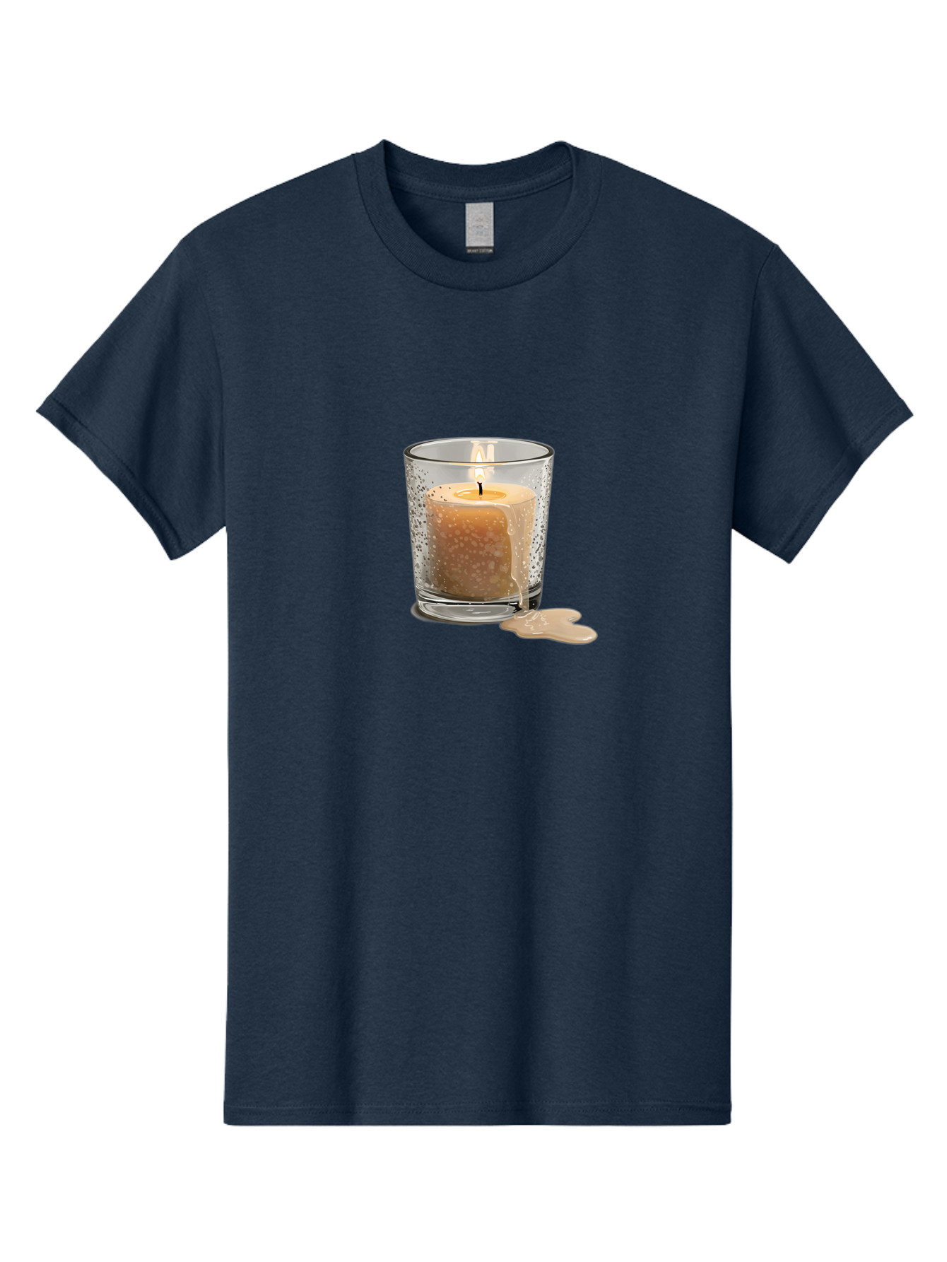 Candle-In-Glass-Holder-1 Men'S Graphic Tee, 100% Cotton, Comfortable Casual Summer Wear, Machine Washable, Vintage Camera, Old Camera, Antique Camera, Black Camera, Classic Photography, Photography Equipment, Nostalgic Device, Film Camera, Bao176