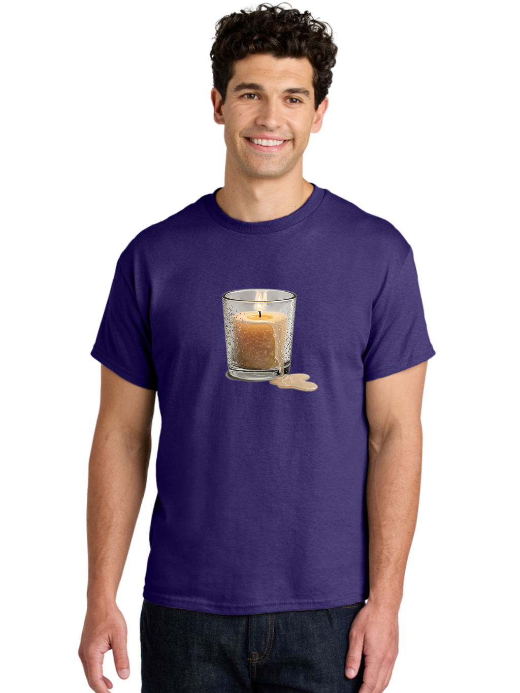 Candle-In-Glass-Holder-1 Men'S Graphic Tee, 100% Cotton, Comfortable Casual Summer Wear, Machine Washable, Vintage Camera, Old Camera, Antique Camera, Black Camera, Classic Photography, Photography Equipment, Nostalgic Device, Film Camera, Bao176