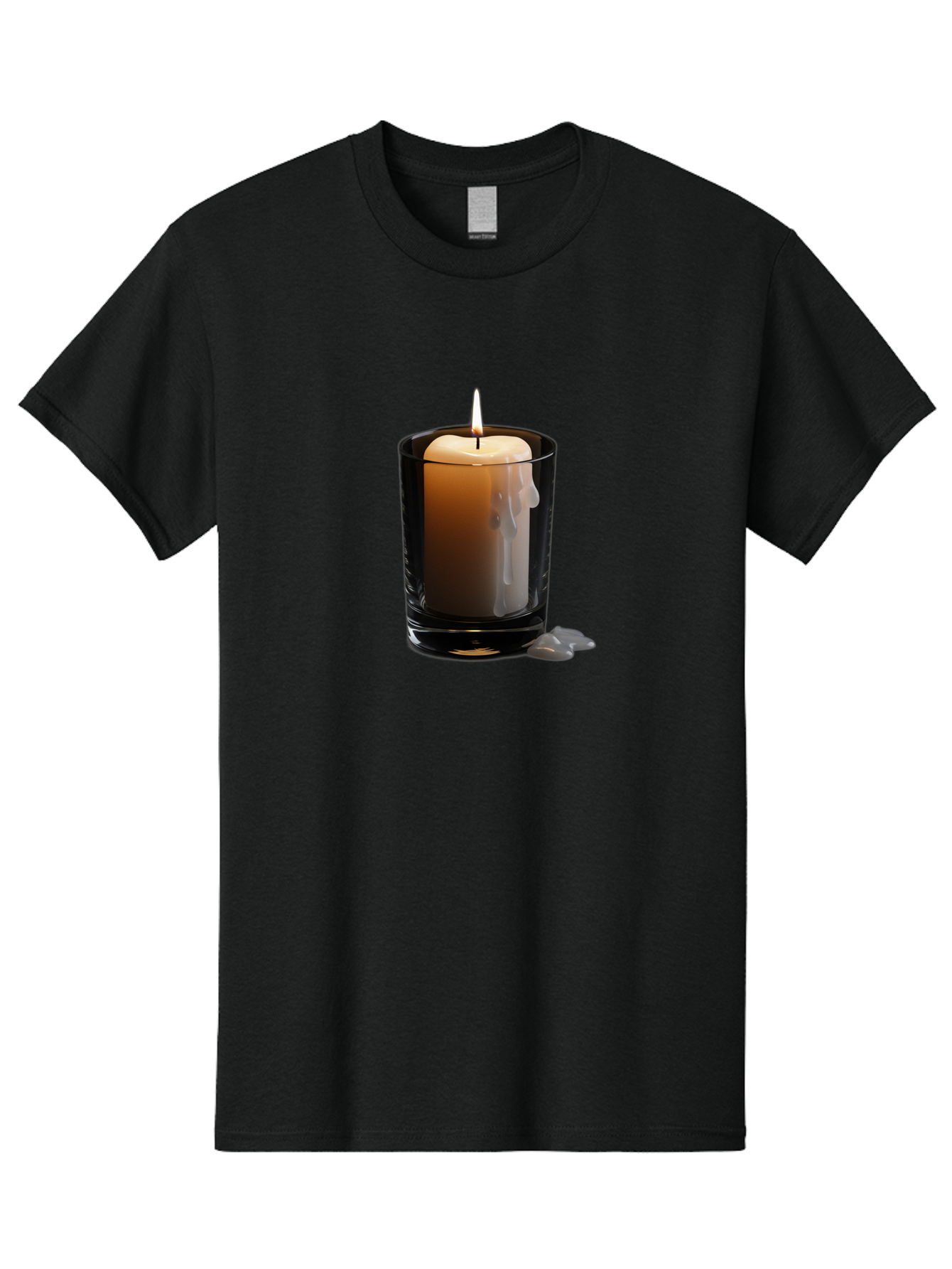 Candle-In-Glass-Holder-2 Men'S Graphic Tee, 100% Cotton, Comfortable Casual Summer Wear, Machine Washable, Vintage Camera, Old Camera, Antique Camera, Black Camera, Classic Photography, Photography Equipment, Nostalgic Device, Film Camera, Bao177