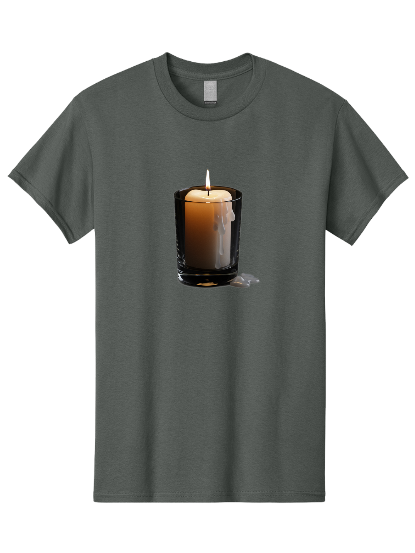 Candle-In-Glass-Holder-2 Men'S Graphic Tee, 100% Cotton, Comfortable Casual Summer Wear, Machine Washable, Vintage Camera, Old Camera, Antique Camera, Black Camera, Classic Photography, Photography Equipment, Nostalgic Device, Film Camera, Bao177