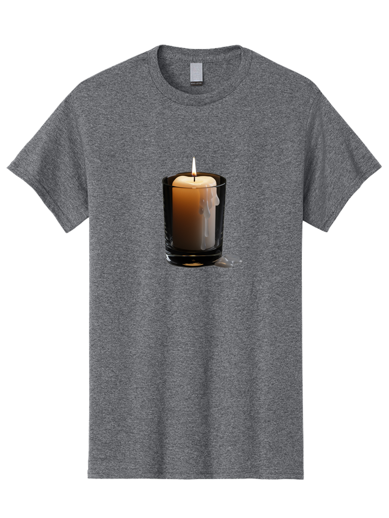 Candle-In-Glass-Holder-2 Men'S Graphic Tee, 100% Cotton, Comfortable Casual Summer Wear, Machine Washable, Vintage Camera, Old Camera, Antique Camera, Black Camera, Classic Photography, Photography Equipment, Nostalgic Device, Film Camera, Bao177