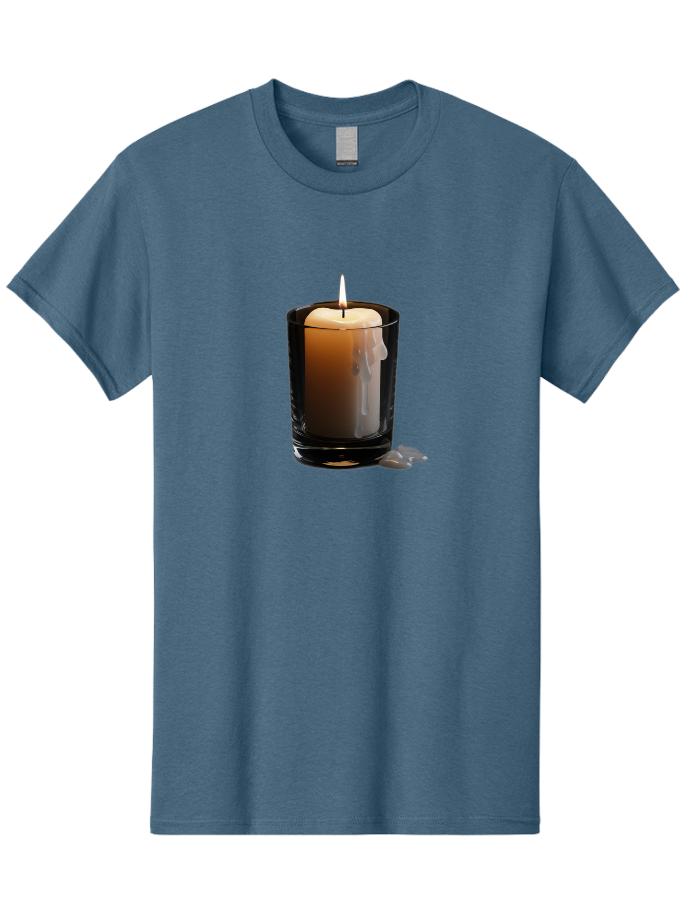 Candle-In-Glass-Holder-2 Men'S Graphic Tee, 100% Cotton, Comfortable Casual Summer Wear, Machine Washable, Vintage Camera, Old Camera, Antique Camera, Black Camera, Classic Photography, Photography Equipment, Nostalgic Device, Film Camera, Bao177