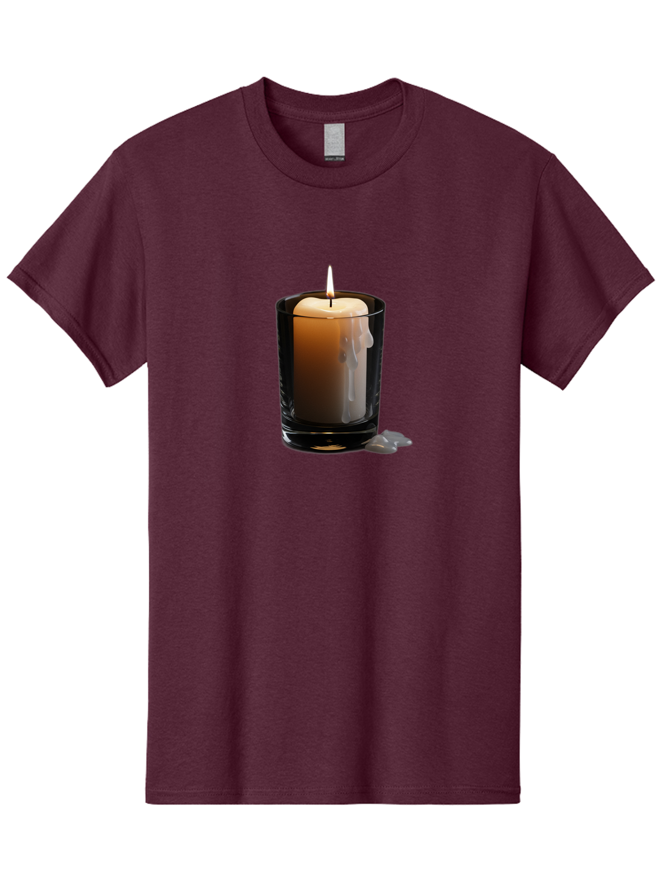 Candle-In-Glass-Holder-2 Men'S Graphic Tee, 100% Cotton, Comfortable Casual Summer Wear, Machine Washable, Vintage Camera, Old Camera, Antique Camera, Black Camera, Classic Photography, Photography Equipment, Nostalgic Device, Film Camera, Bao177
