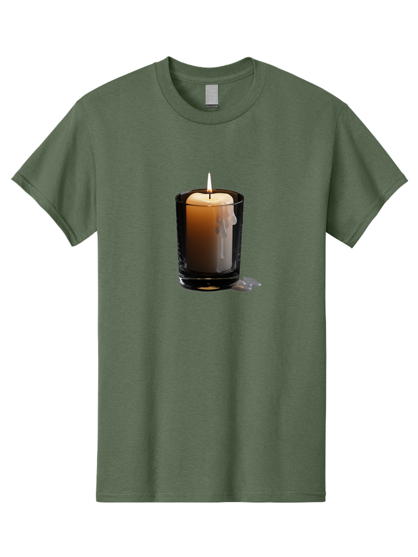 Candle-In-Glass-Holder-2 Men'S Graphic Tee, 100% Cotton, Comfortable Casual Summer Wear, Machine Washable, Vintage Camera, Old Camera, Antique Camera, Black Camera, Classic Photography, Photography Equipment, Nostalgic Device, Film Camera, Bao177