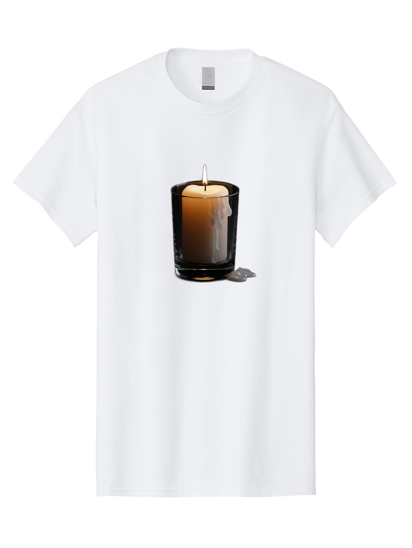Candle-In-Glass-Holder-2 Men'S Graphic Tee, 100% Cotton, Comfortable Casual Summer Wear, Machine Washable, Vintage Camera, Old Camera, Antique Camera, Black Camera, Classic Photography, Photography Equipment, Nostalgic Device, Film Camera, Bao177