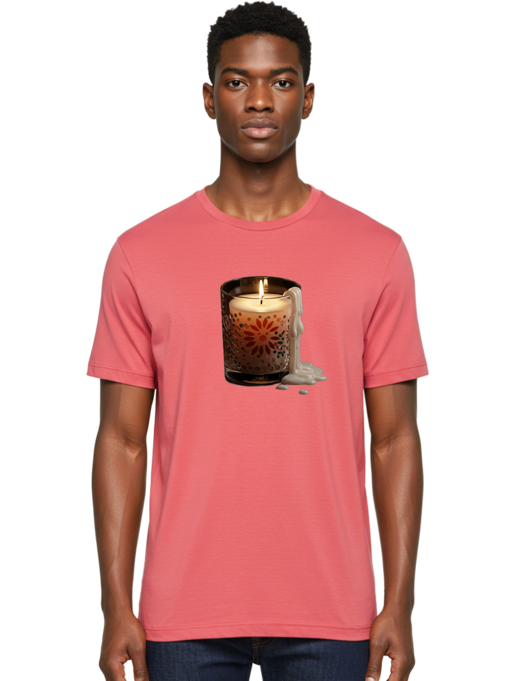 Candle-In-Glass-Holder-3 Men'S Graphic Tee, 100% Cotton, Comfortable Casual Summer Wear, Machine Washable, Vintage Camera, Old Camera, Antique Camera, Black Camera, Classic Photography, Photography Equipment, Nostalgic Device, Film Camera, Bao178