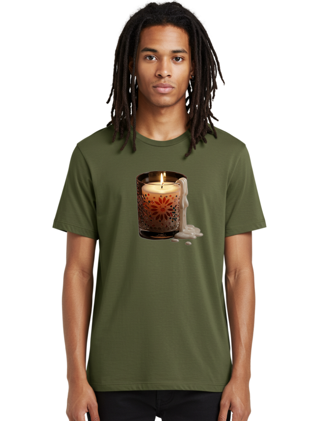 Candle-In-Glass-Holder-3 Men'S Graphic Tee, 100% Cotton, Comfortable Casual Summer Wear, Machine Washable, Vintage Camera, Old Camera, Antique Camera, Black Camera, Classic Photography, Photography Equipment, Nostalgic Device, Film Camera, Bao178